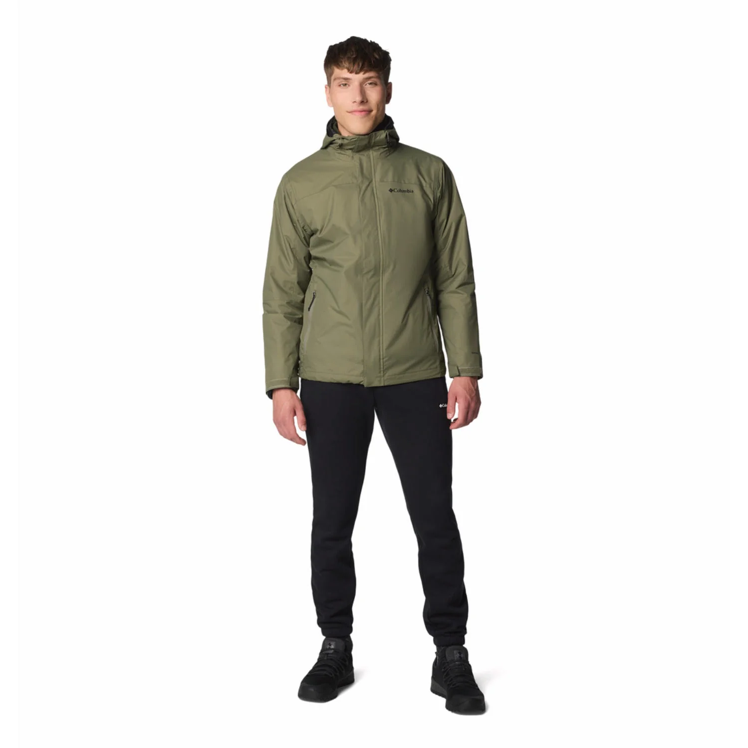 Columbia Men Green Tunnel Falls II Interchange Jacket - Image 12