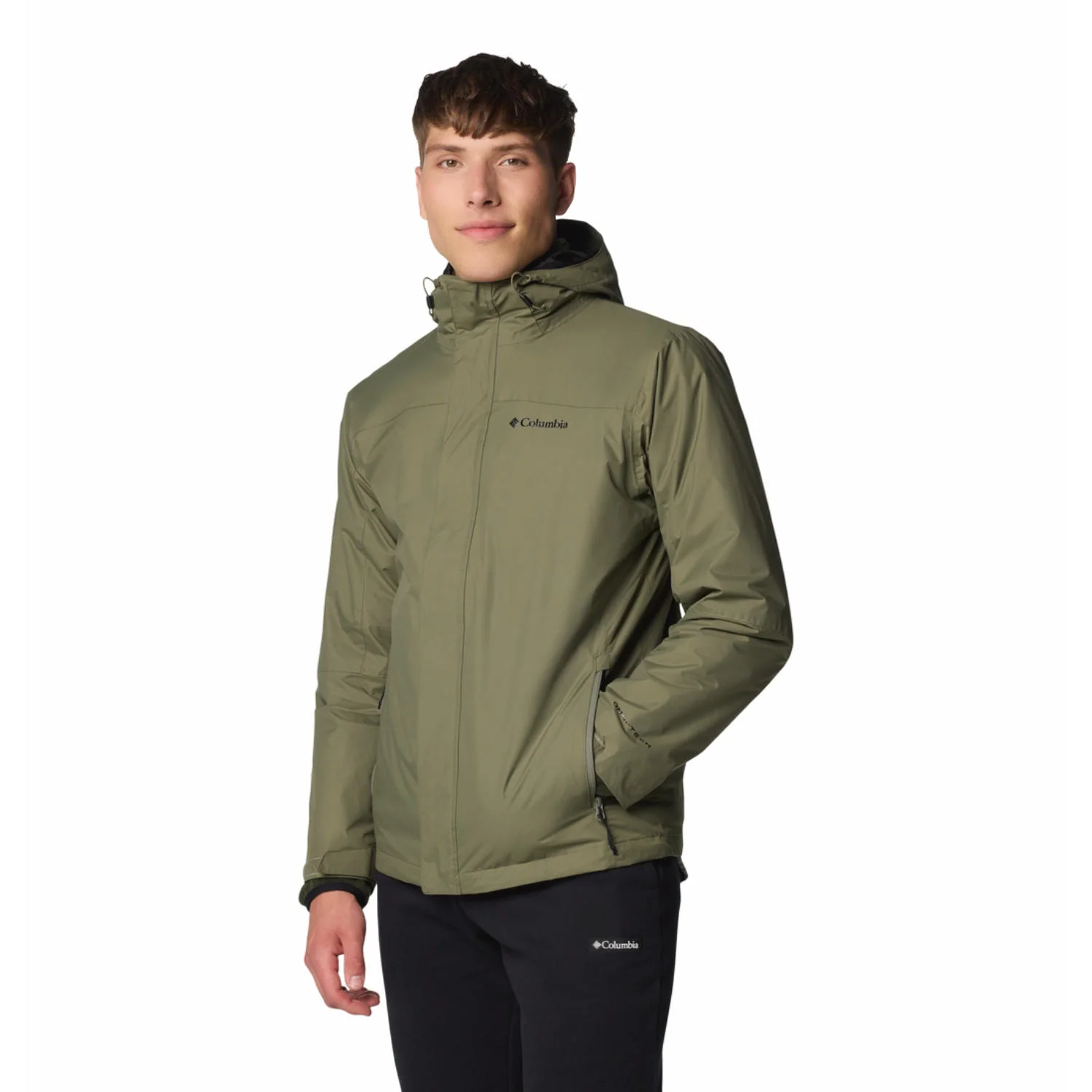 Columbia Men Green Tunnel Falls II Interchange Jacket - Image 14