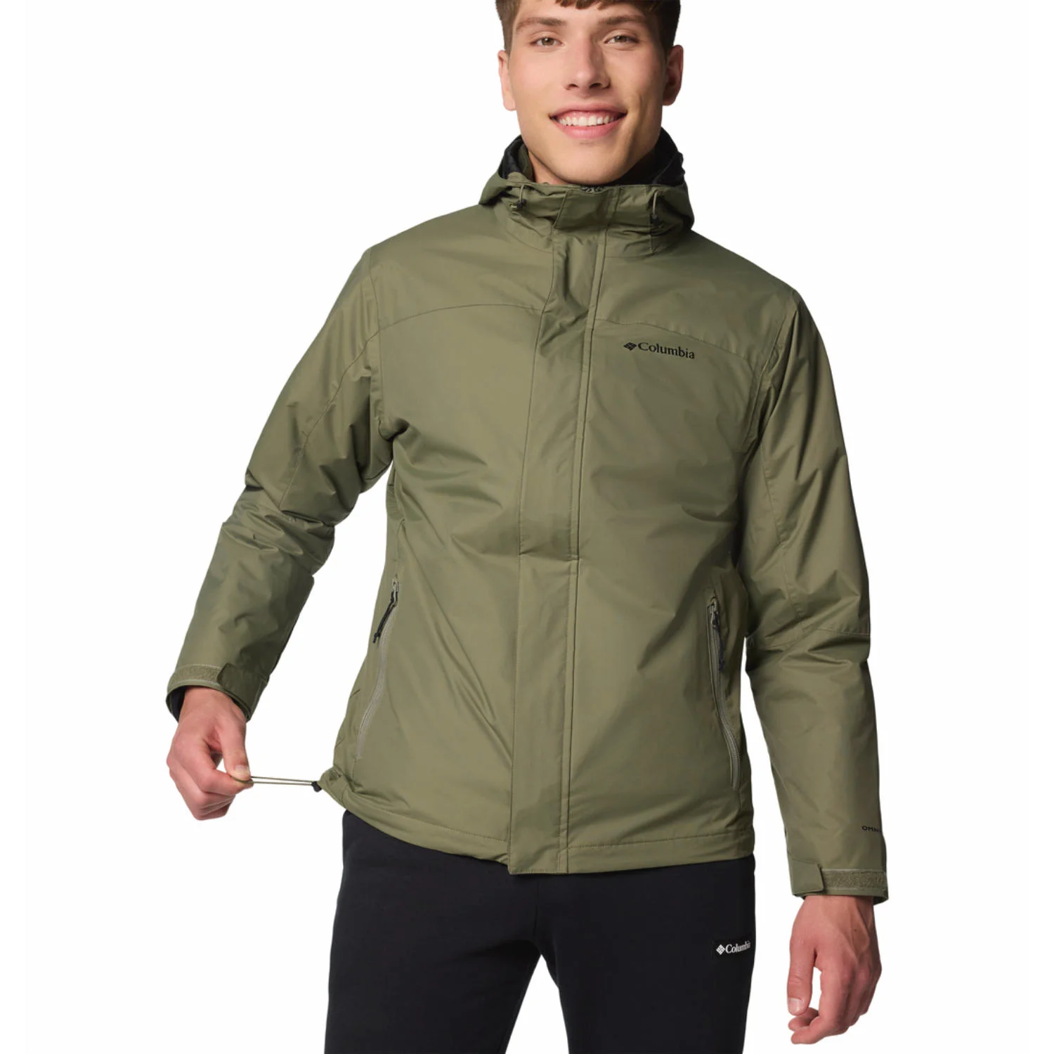 Columbia Men Green Tunnel Falls II Interchange Jacket - Image 16