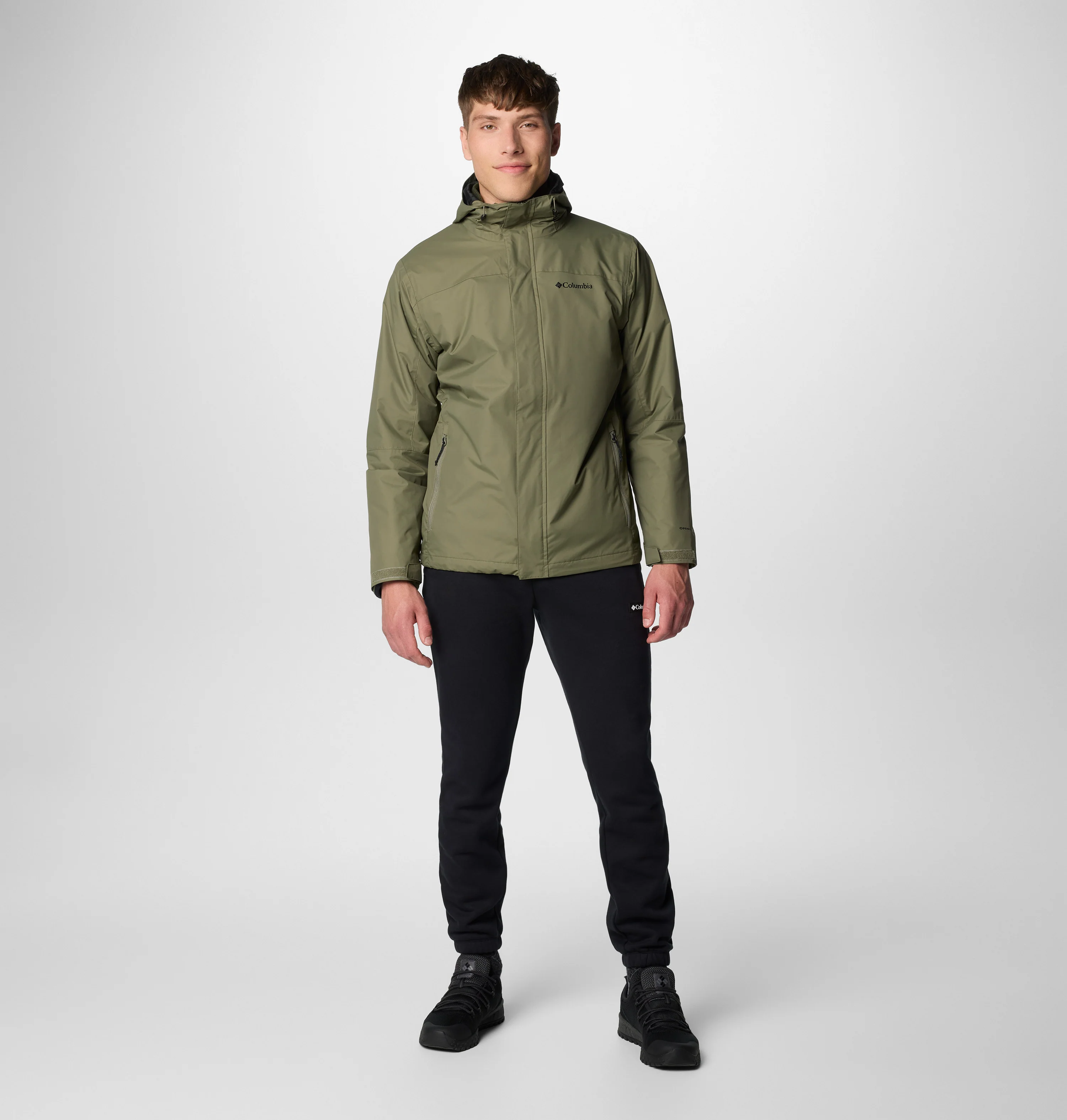 Columbia Men Green Tunnel Falls II Interchange Jacket - Image 4
