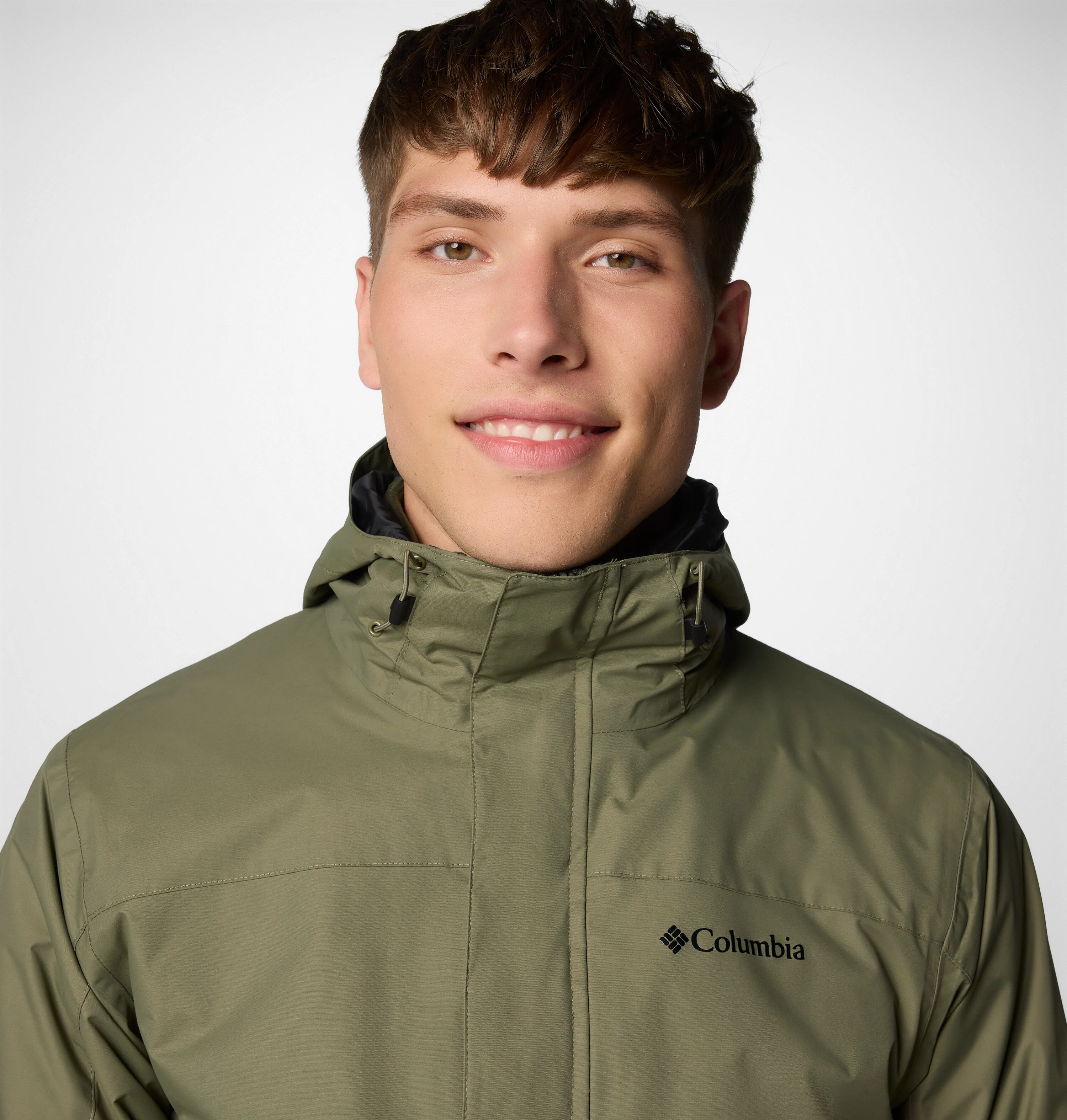 Columbia Men Green Tunnel Falls II Interchange Jacket - Image 5