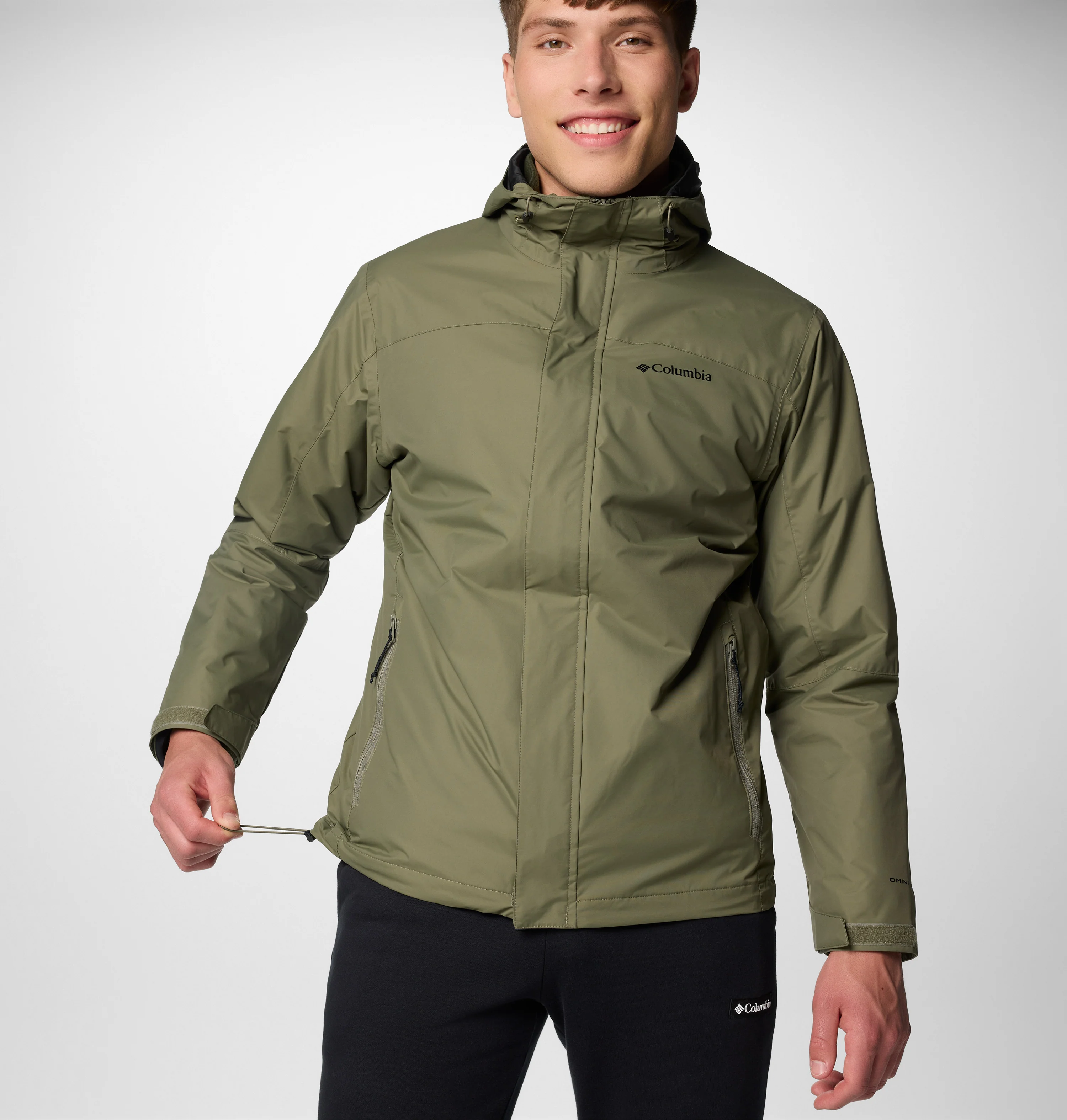 Columbia Men Green Tunnel Falls II Interchange Jacket - Image 7
