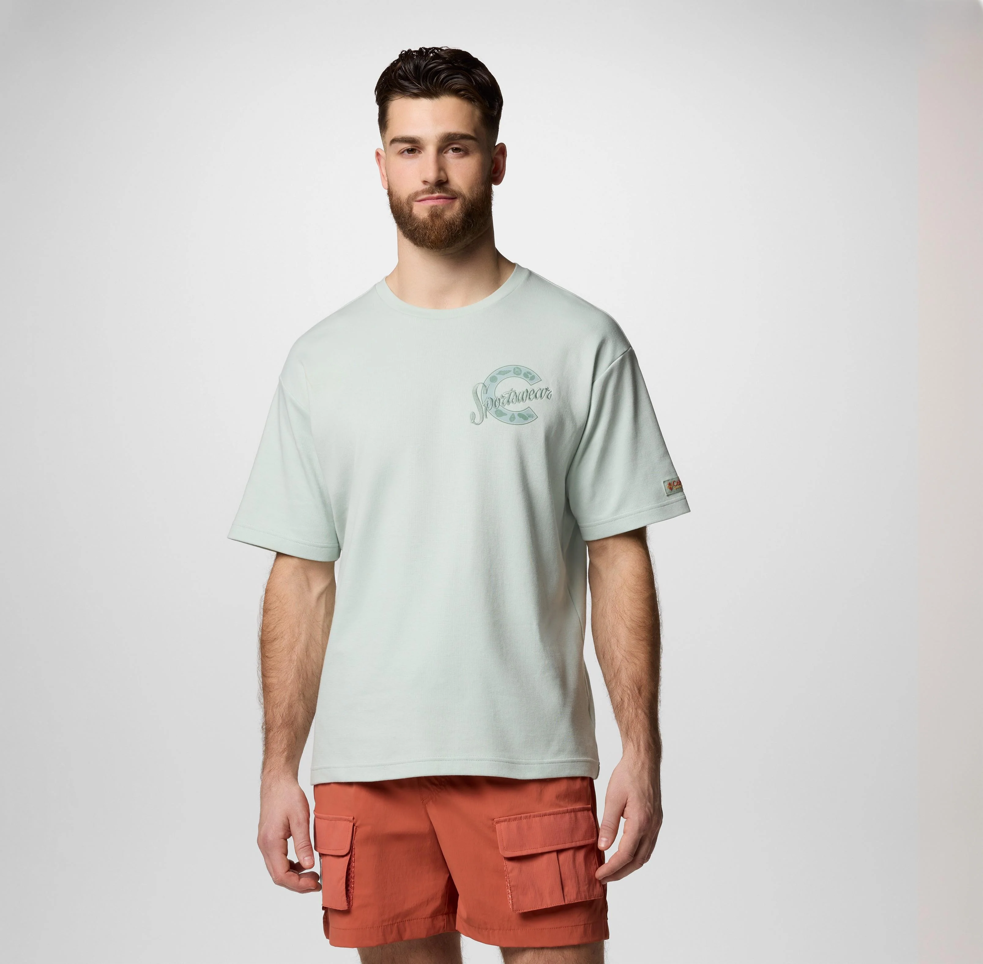 Columbia Men Green CSC Heritage Graphic Tee (Sun Protection)
