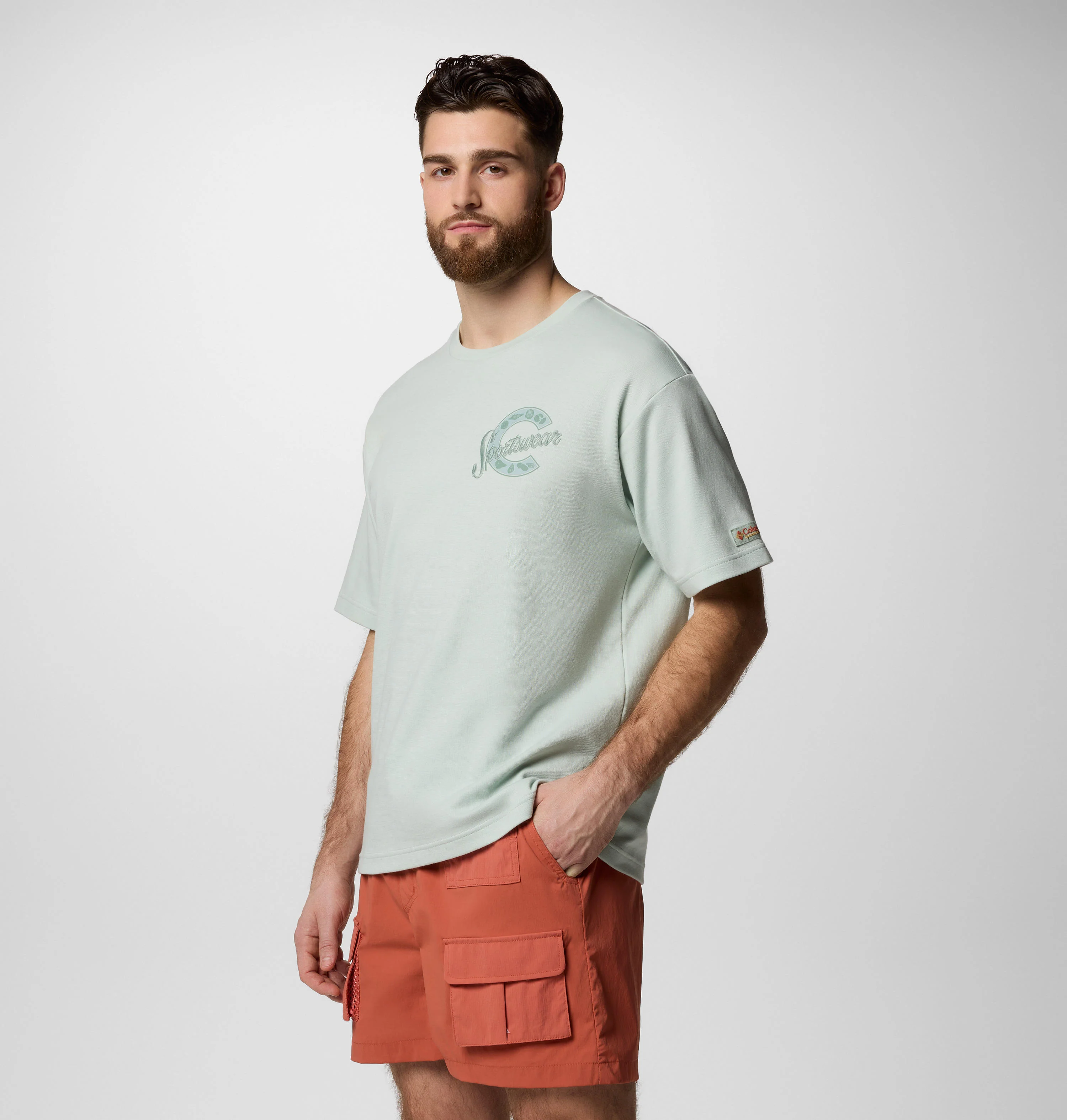 Columbia Men Green CSC Heritage Graphic Tee (Sun Protection) - Image 4