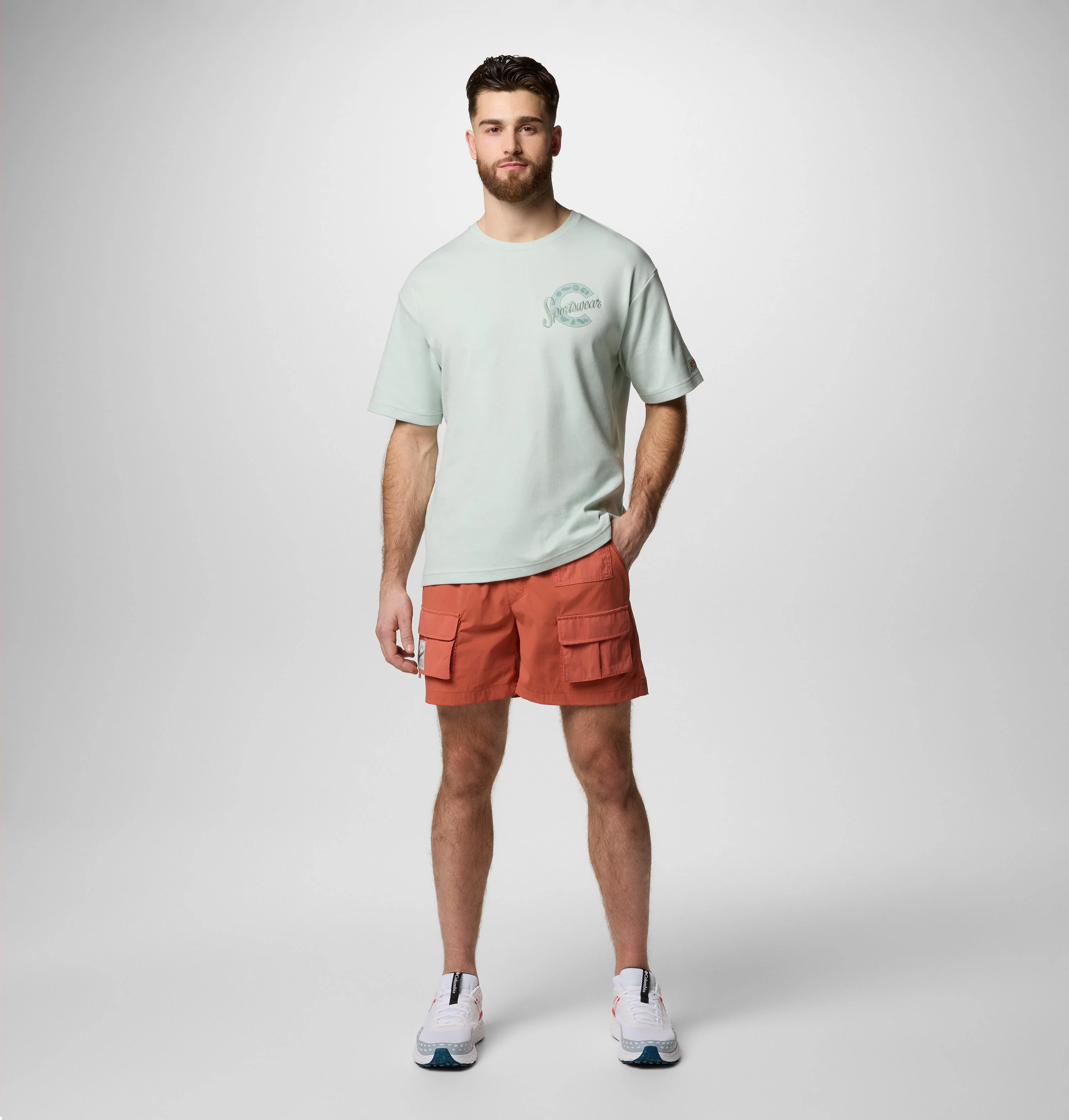 Columbia Men Green CSC Heritage Graphic Tee (Sun Protection) - Image 6