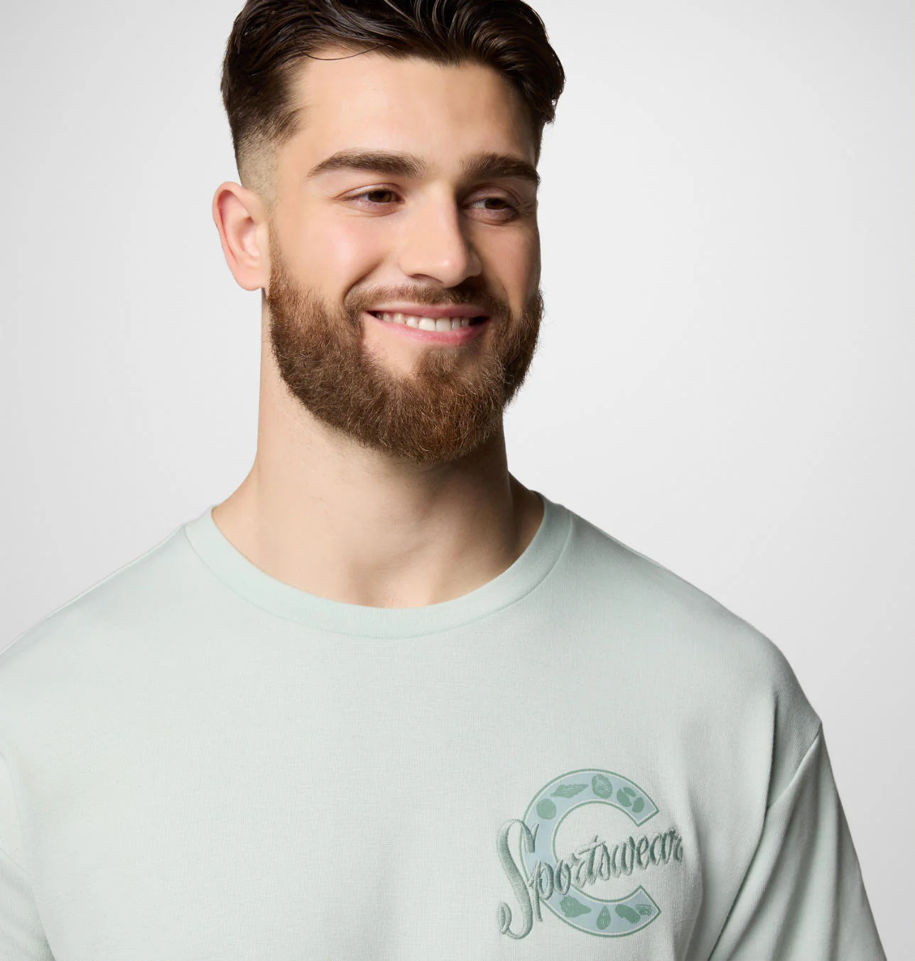 Columbia Men Green CSC Heritage Graphic Tee (Sun Protection) - Image 7
