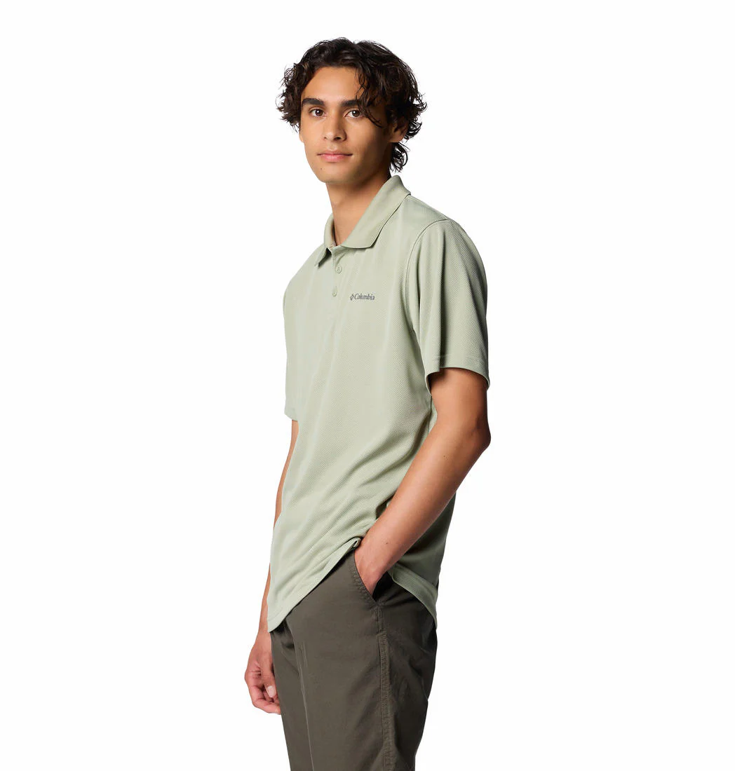 Columbia Men Green Utilizer Polo (Sun Protection) - Image 3
