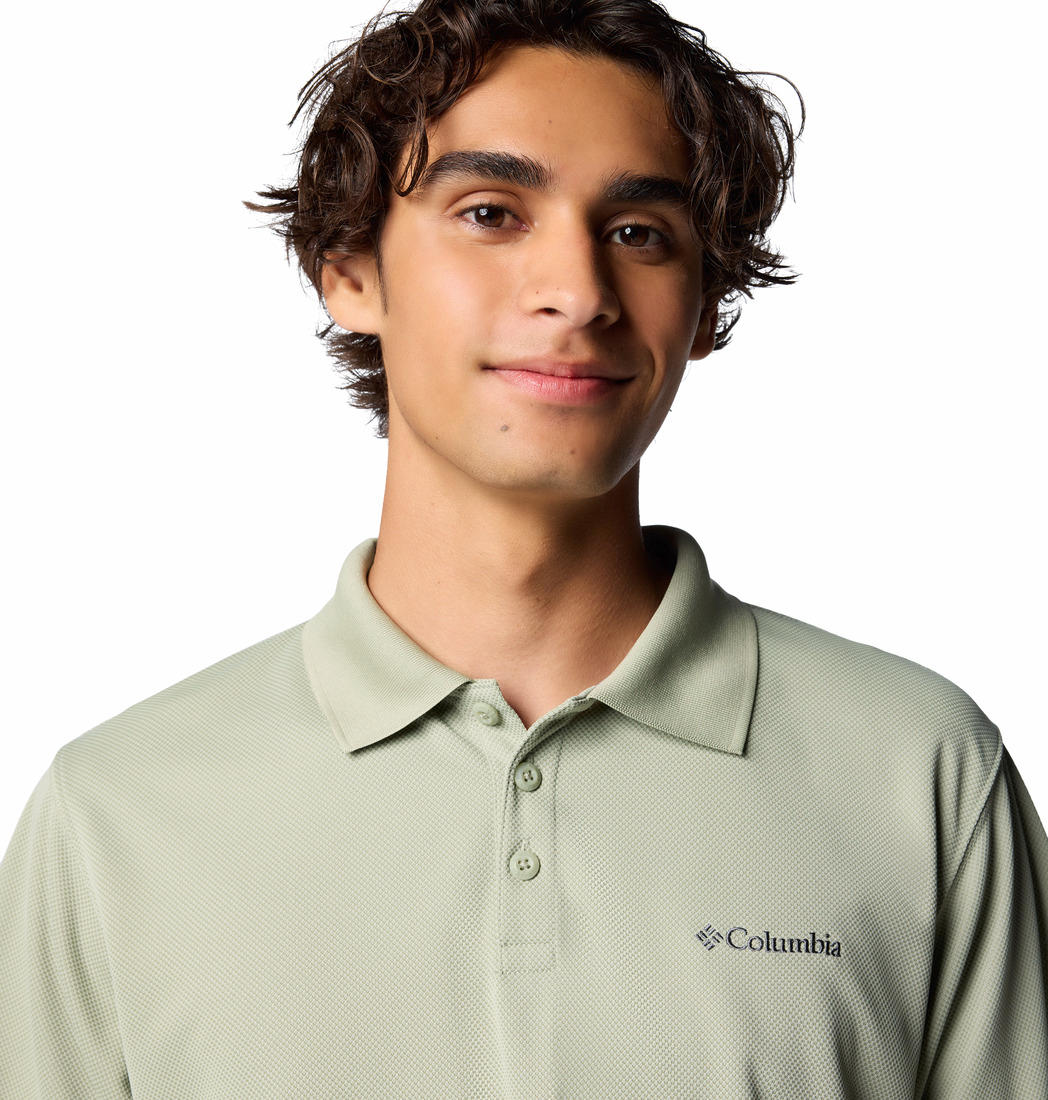 Columbia Men Green Utilizer Polo (Sun Protection) - Image 5