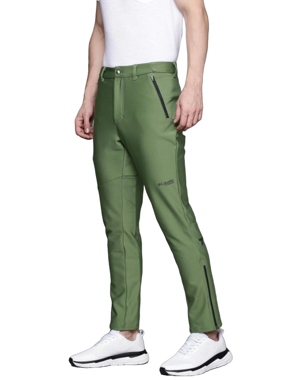 Columbia Men Green Vast Canyon Softshell Pant - Image 3