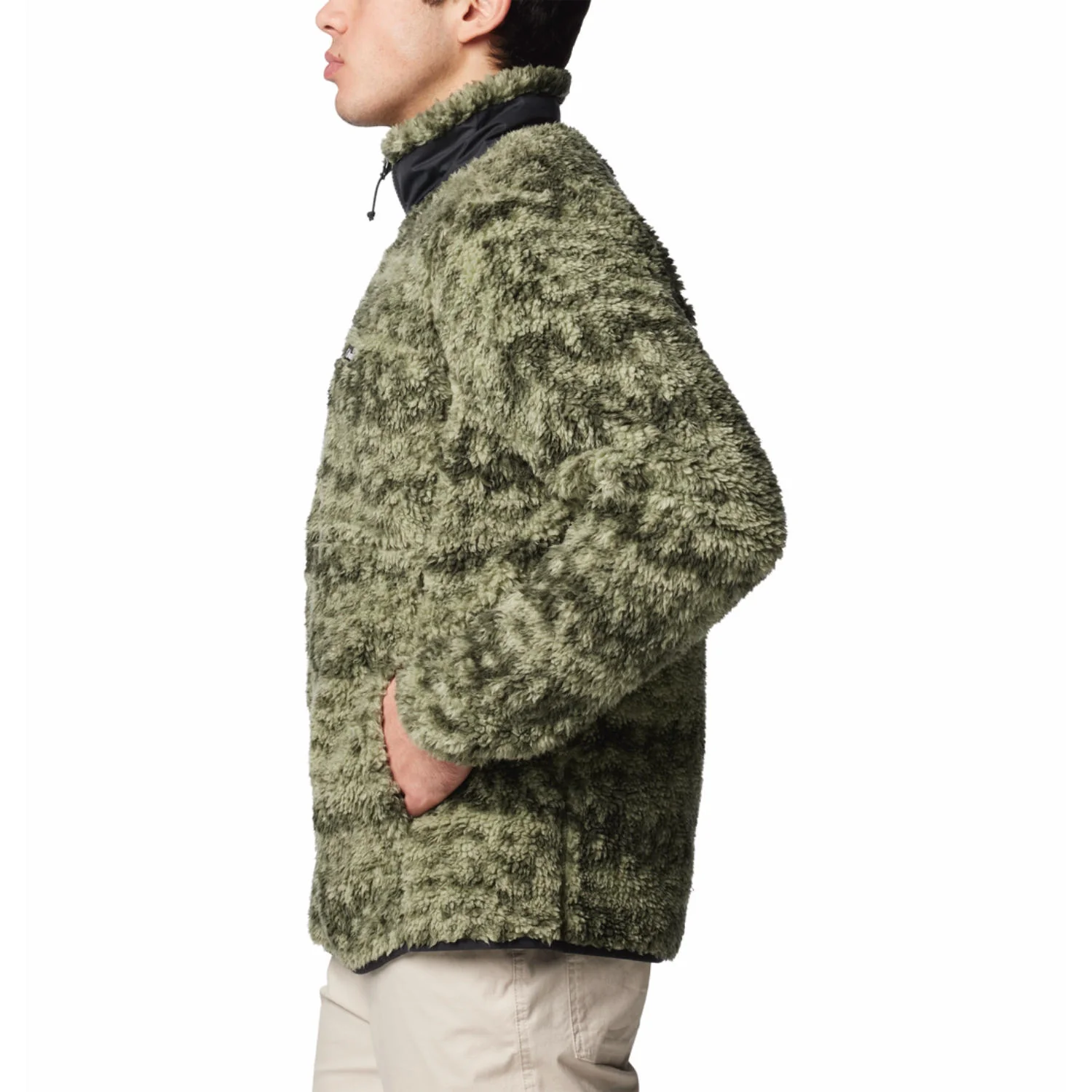 Columbia Men Green Winter Pass Printed Fleece II - Image 3