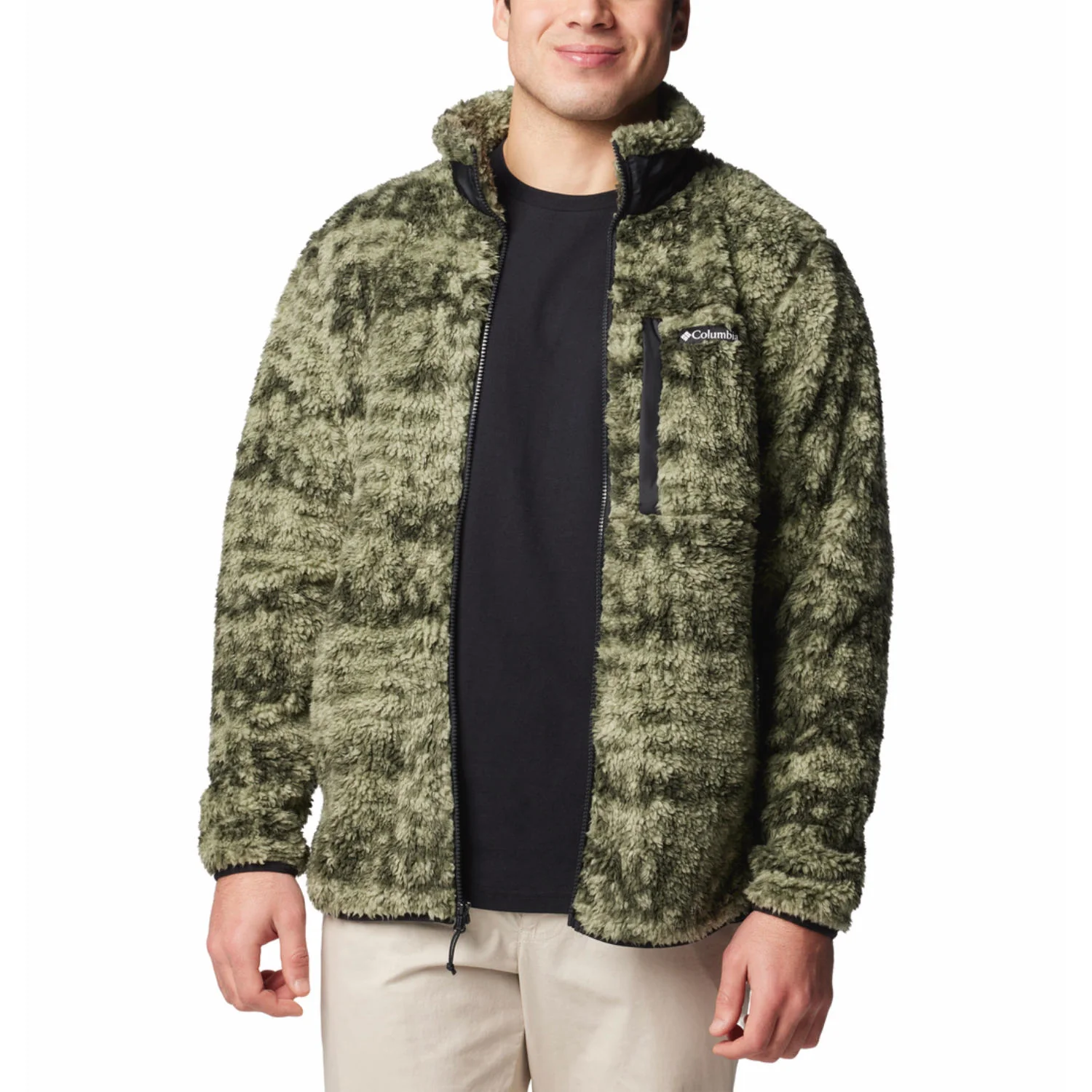 Columbia Men Green Winter Pass Printed Fleece II - Image 6