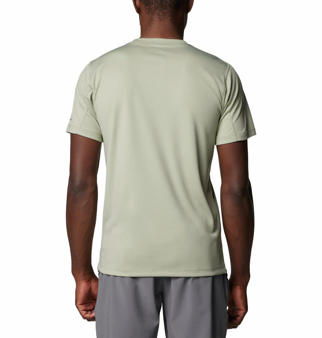 Columbia Men Green Zero Rules Short Sleeve Graphic Shirt - Image 2
