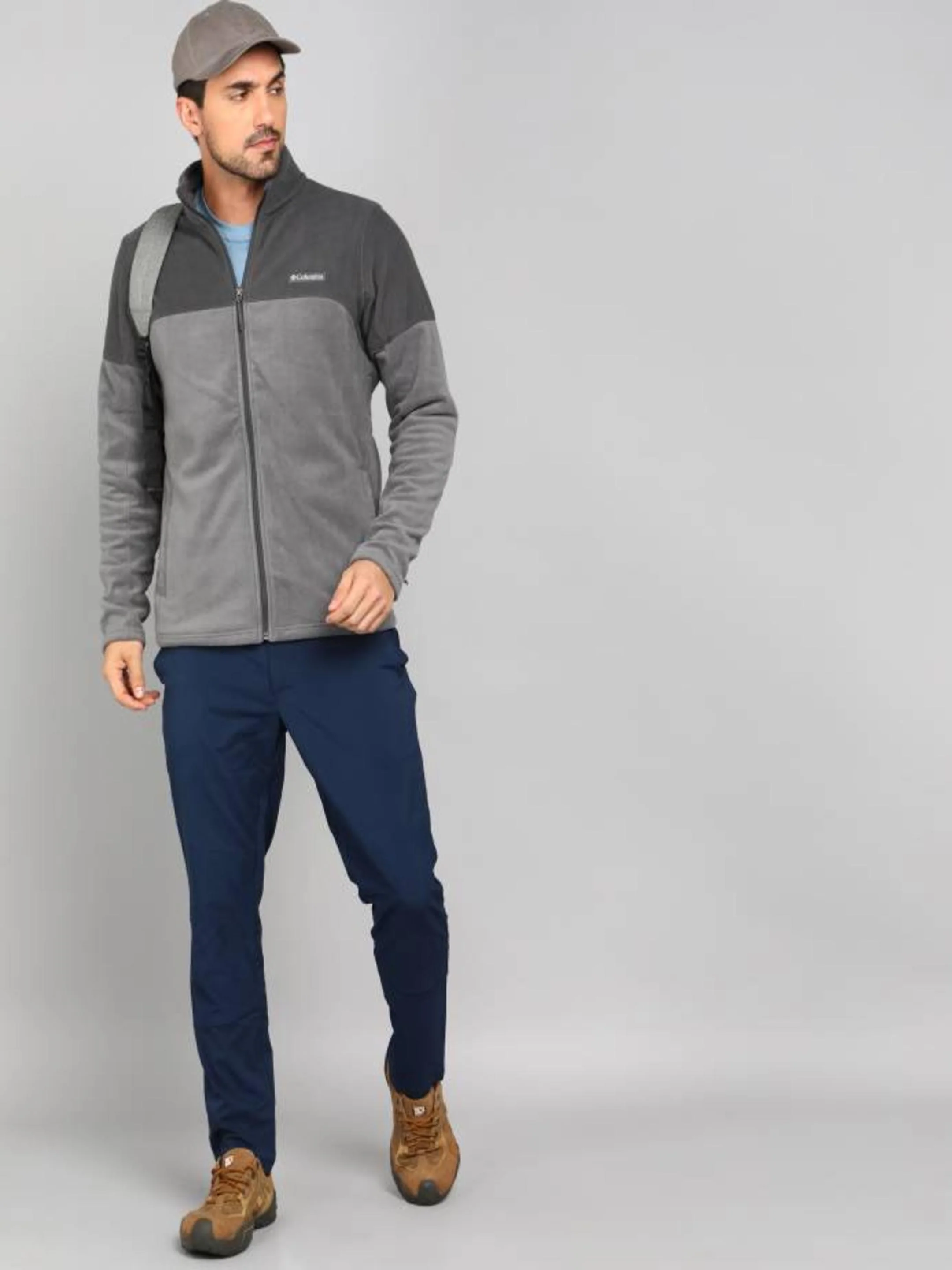 Columbia Men Grey Basin Trail III Full Zip - Image 4