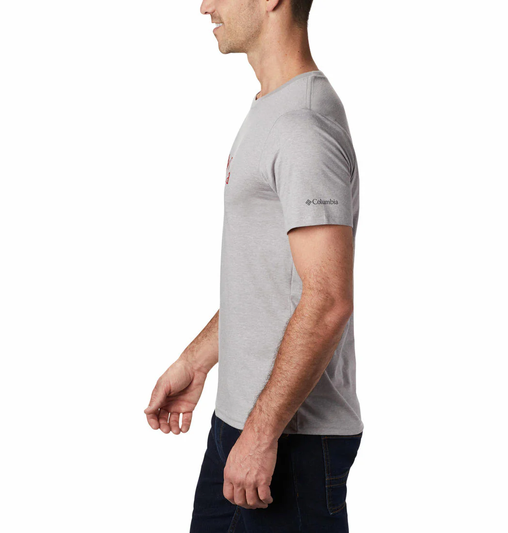Columbia Men Grey CSC Basic Logo Short Sleeve - Image 4