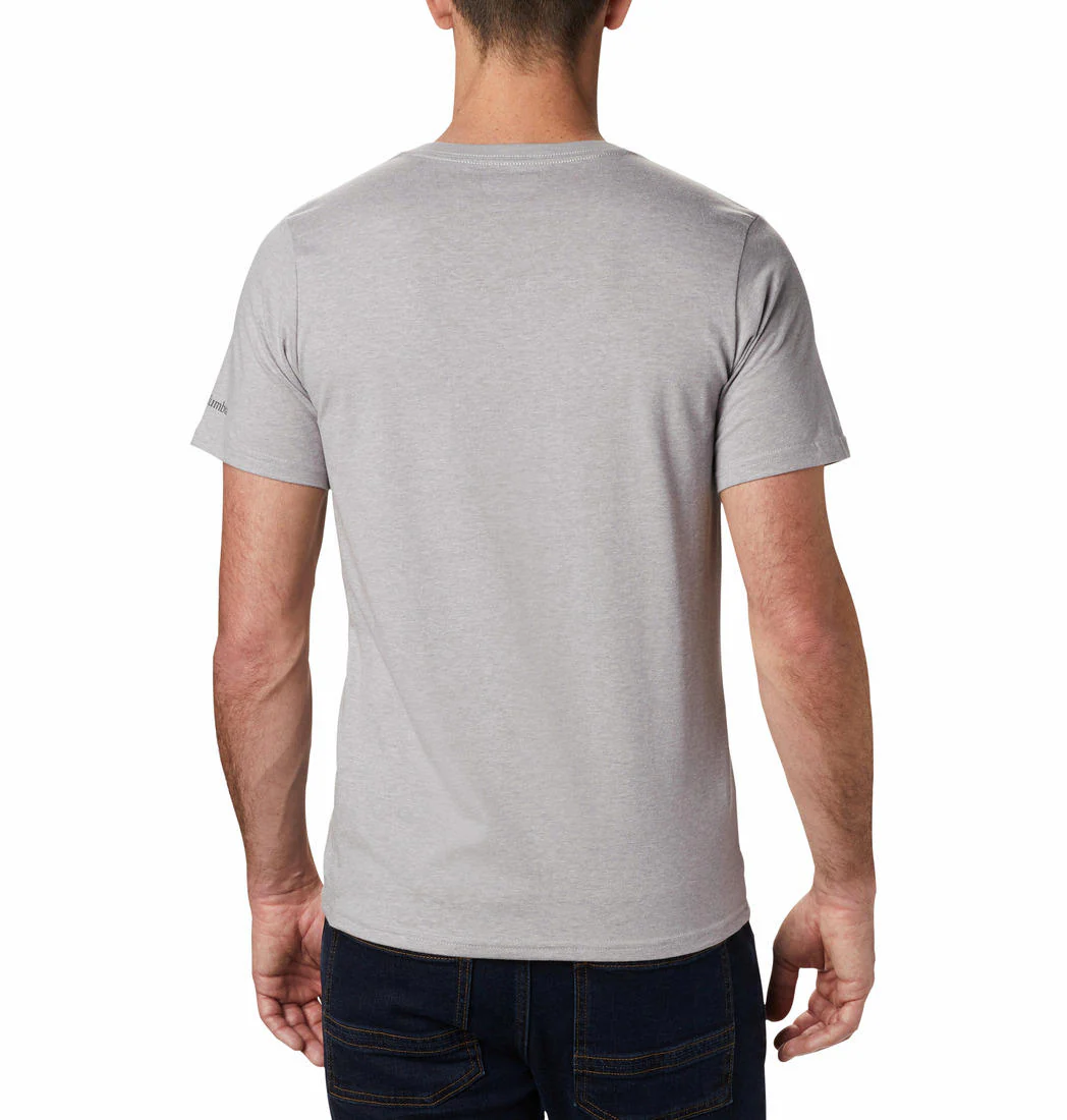 Columbia Men Grey CSC Basic Logo Short Sleeve - Image 5
