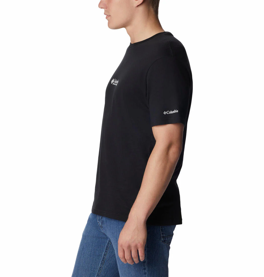 Columbia Men Grey CSC Basic Logo Short Sleeve - Image 3