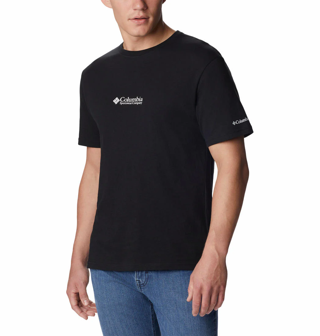 Columbia Men Grey CSC Basic Logo Short Sleeve - Image 4