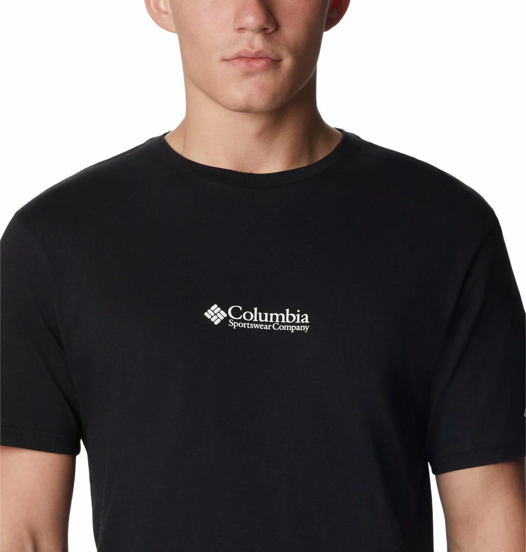 Columbia Men Grey CSC Basic Logo Short Sleeve - Image 5