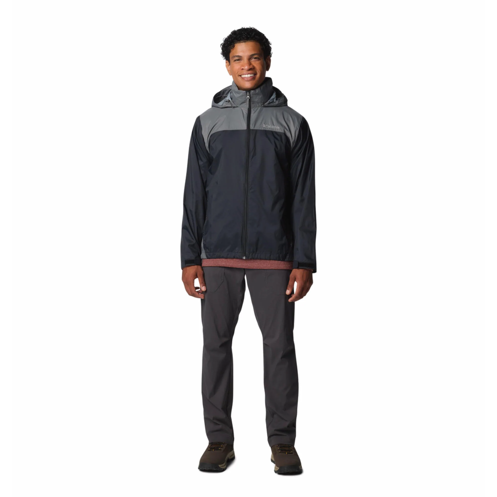 Columbia Men Black Glennaker Lake II Rain Jacket - Image 4