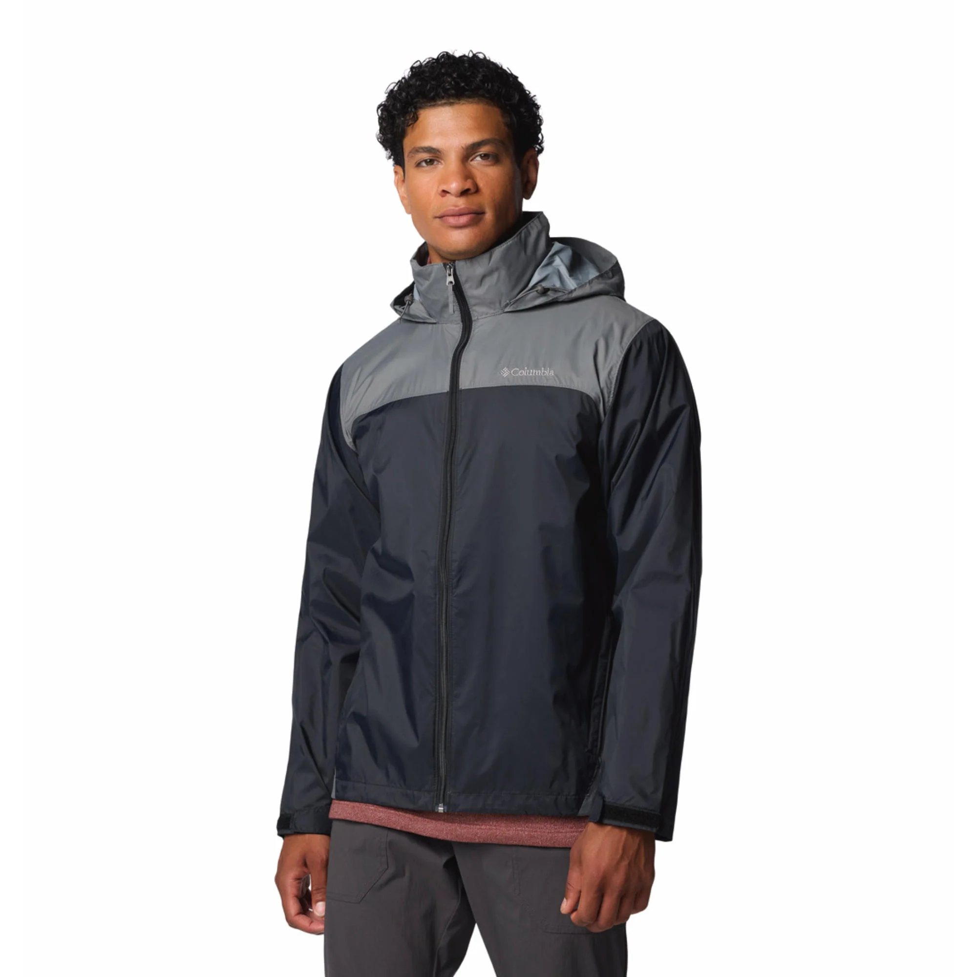 Columbia Men Black Glennaker Lake II Rain Jacket - Image 5