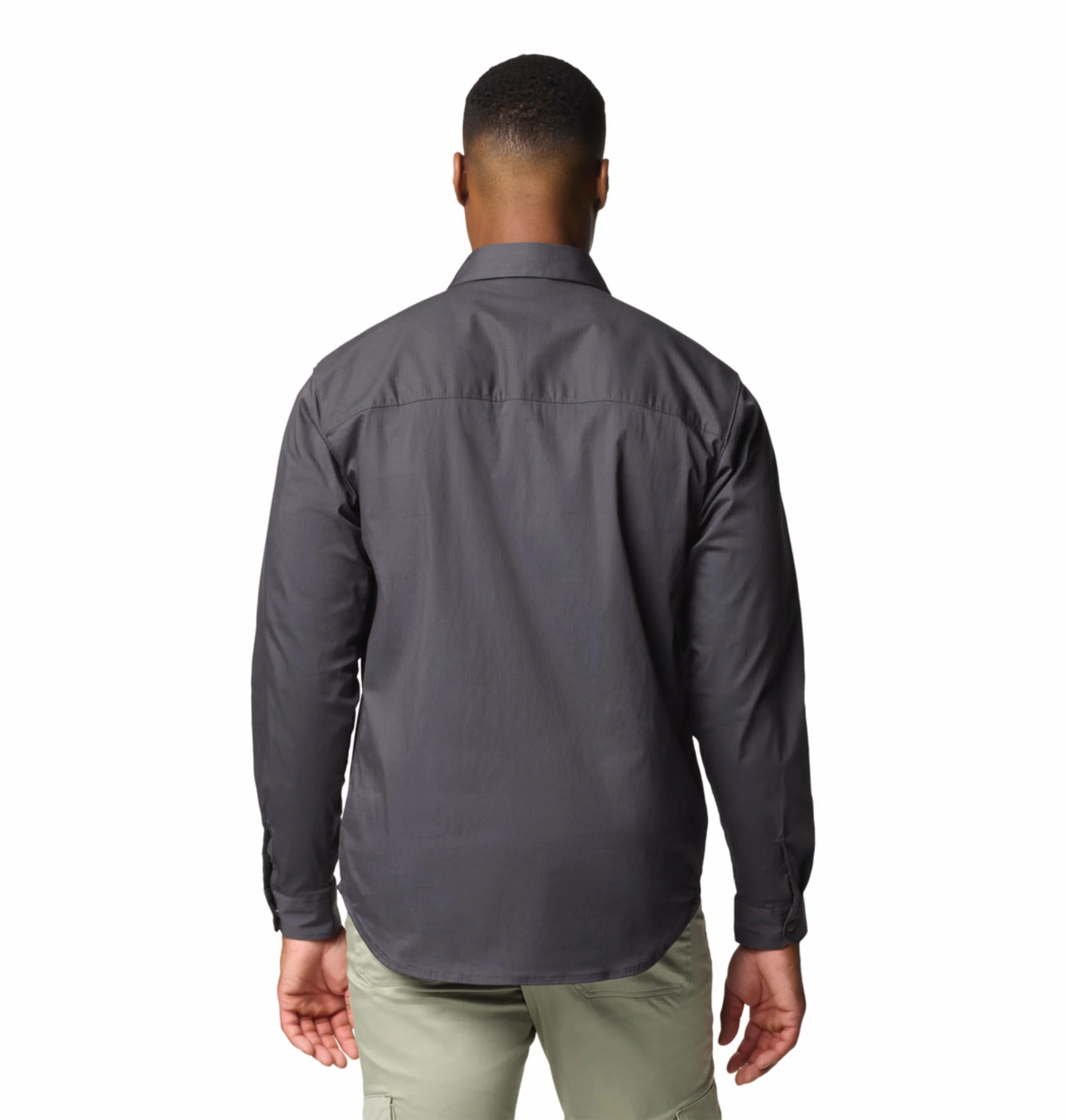 Columbia Men Black Landroamer Twill LS Shirt - Image 5