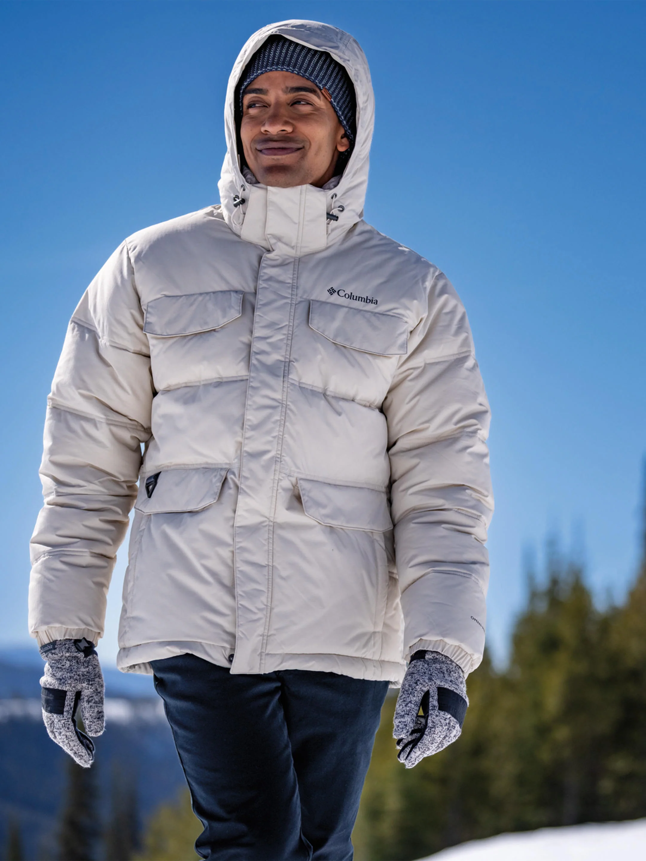 Columbia Men Grey M Sweater Weather II Glove - Image 5