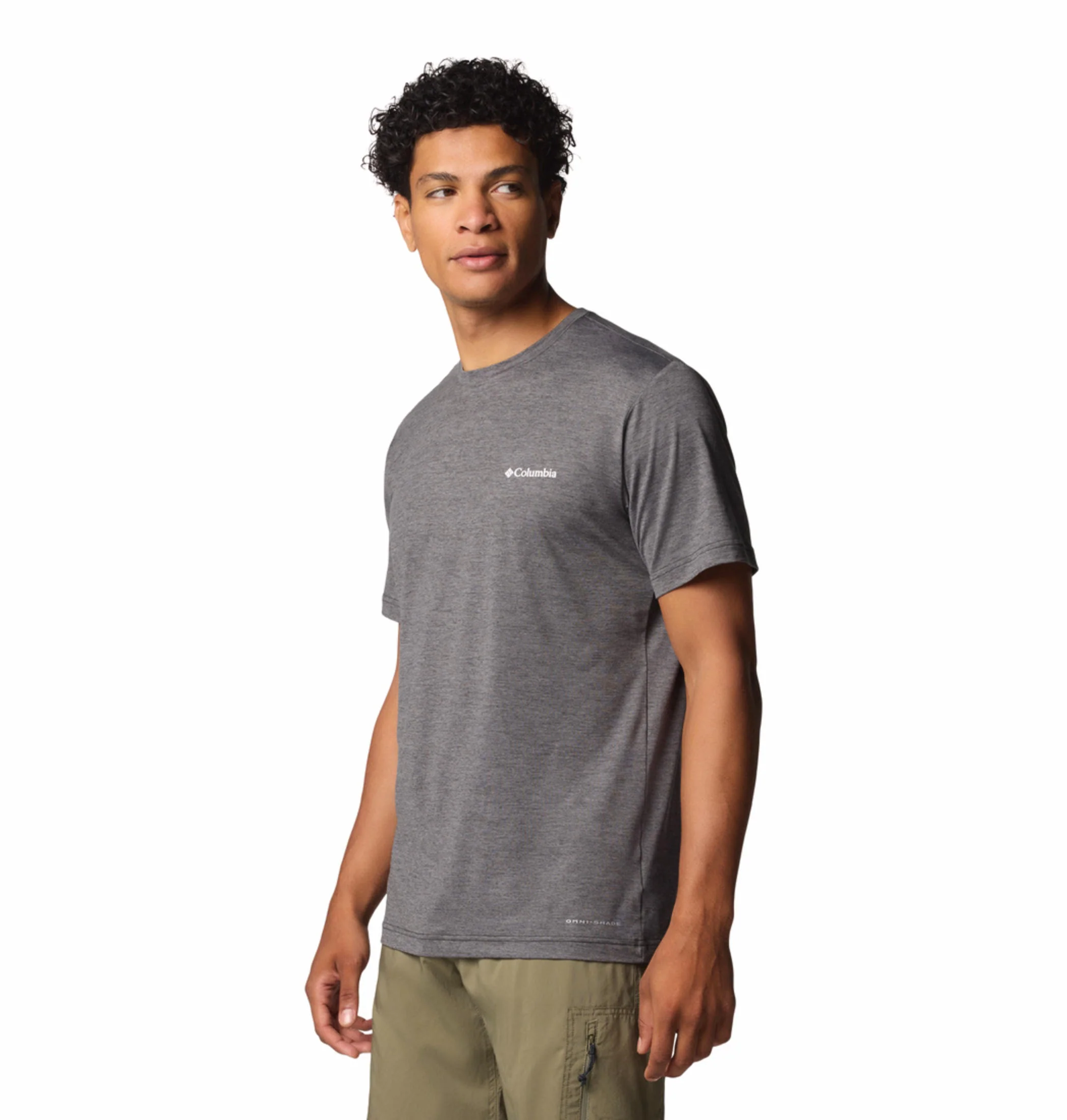 Columbia Men Black Kwick Hike Back Graphic SS Tee (Sun Protection) - Image 4