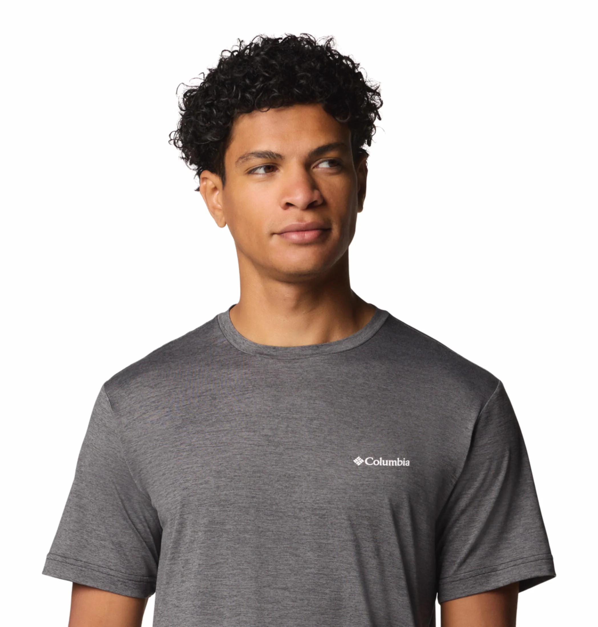Columbia Men Black Kwick Hike Back Graphic SS Tee (Sun Protection) - Image 7