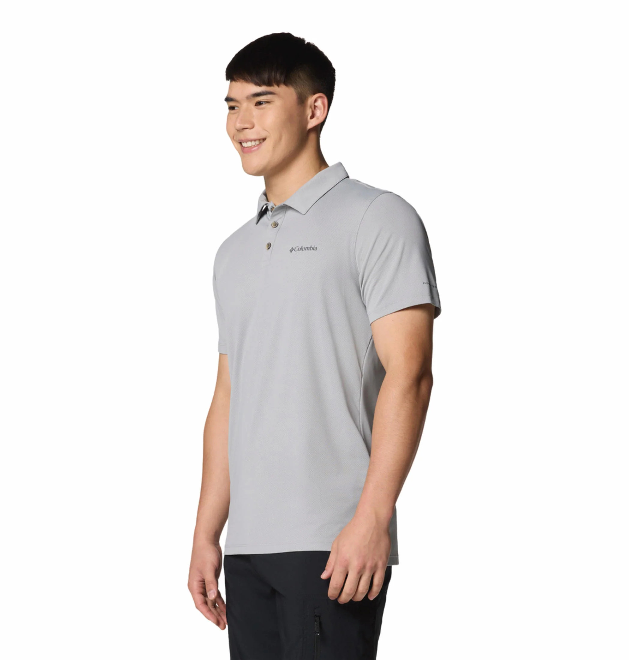 Columbia Men Grey Tech Trail Utility Polo (Sun Protection) - Image 4