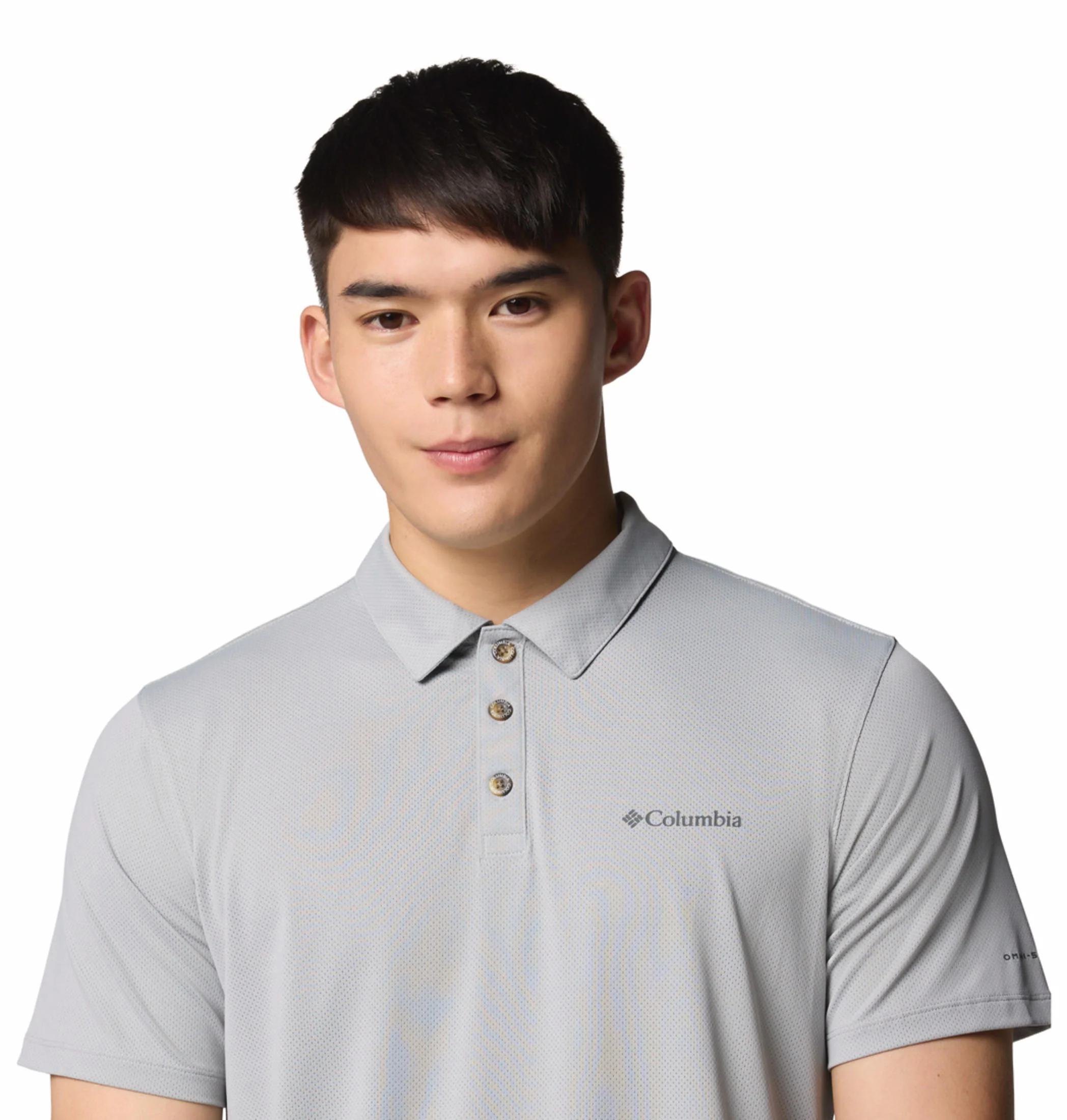Columbia Men Grey Tech Trail Utility Polo (Sun Protection) - Image 7