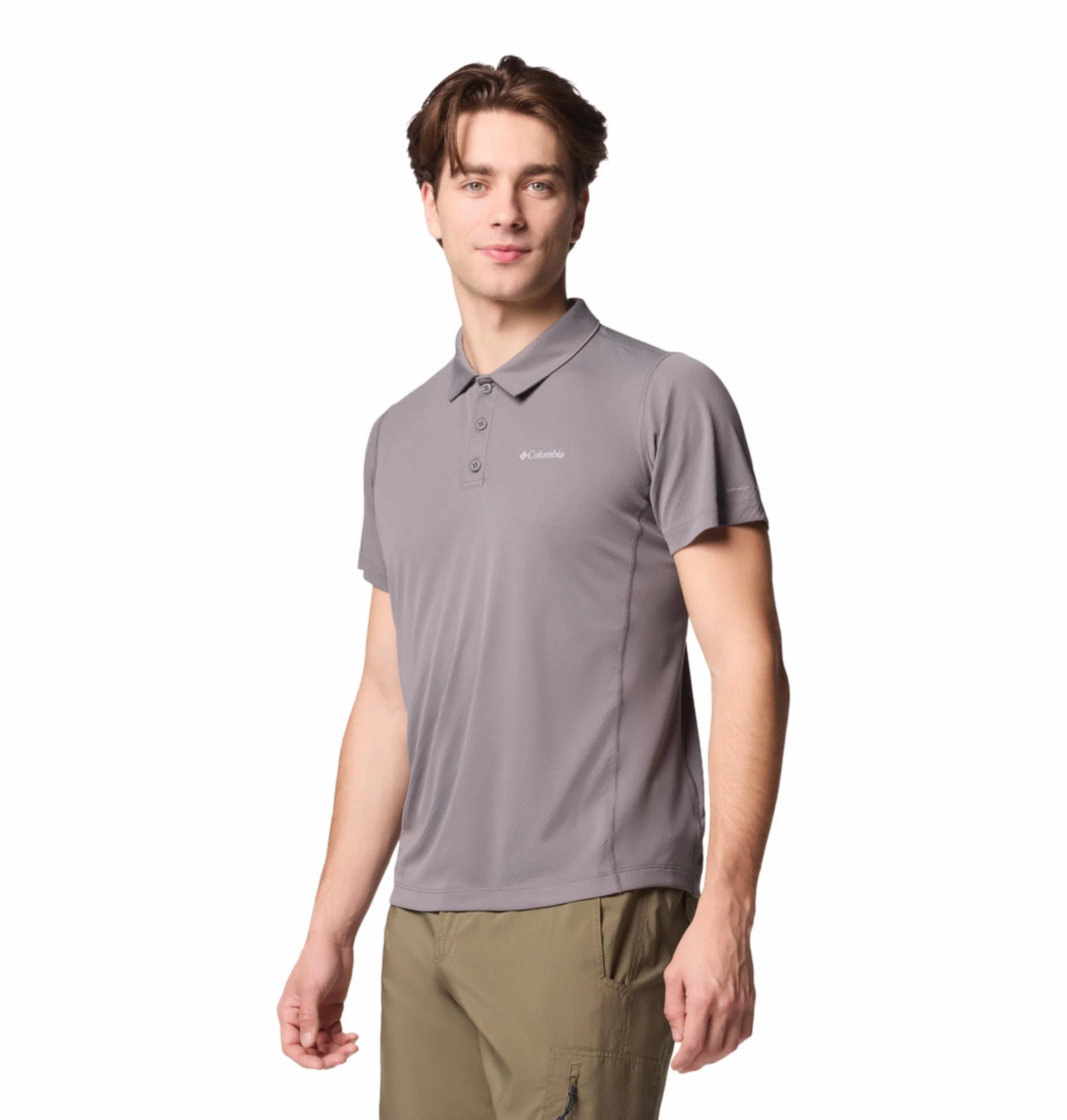 Columbia Men Grey Zero Rules Light Polo (Sun Protection) - Image 4
