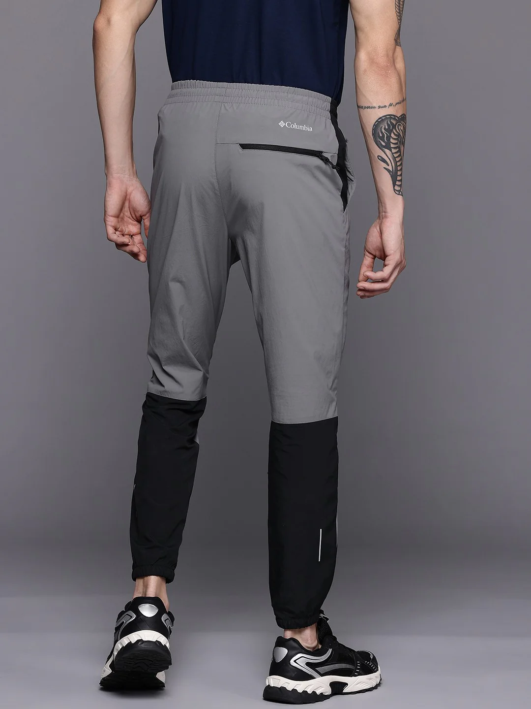 Columbia Men Grey Columbia Tech Nylon Pant - Image 2