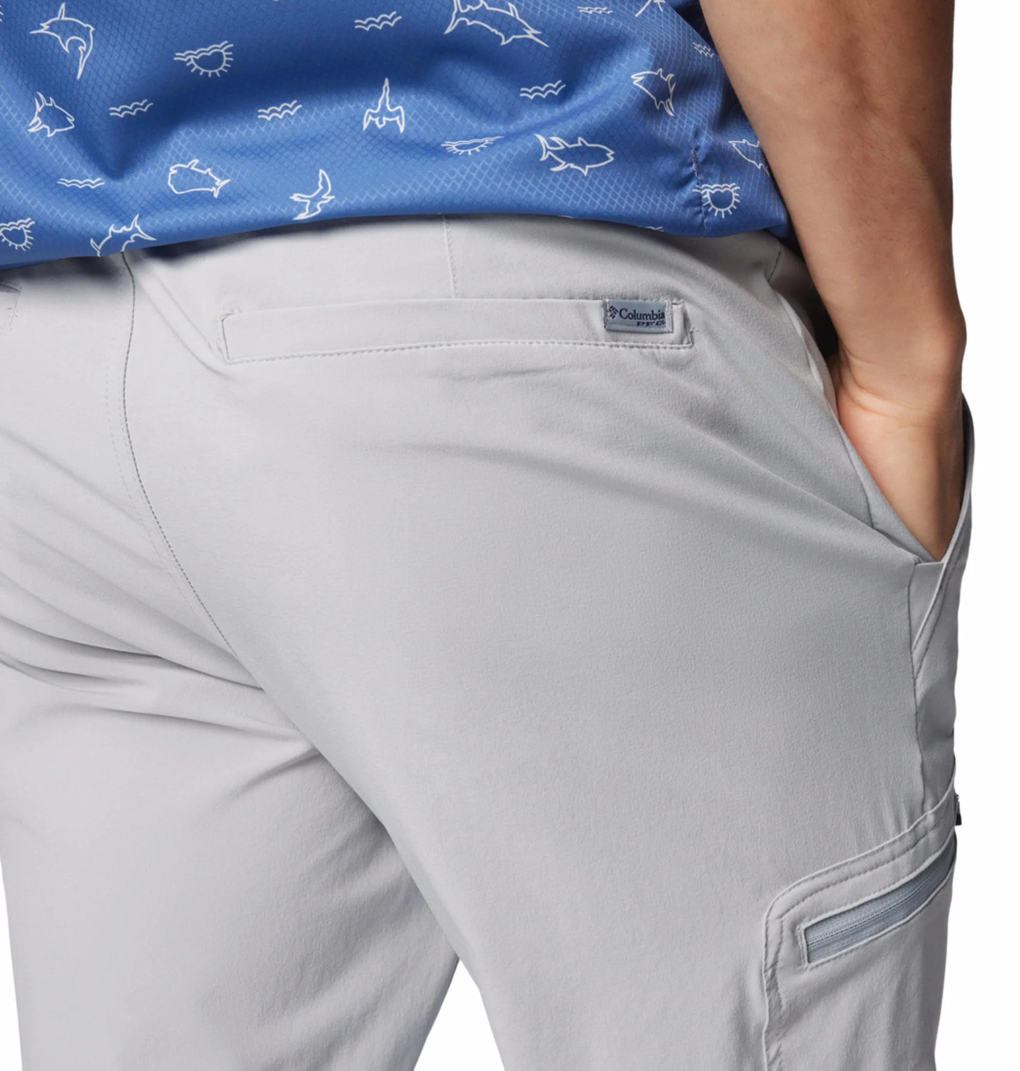 Columbia Men Grey Terminal Tackle II Pant (Sun Protection) - Image 7