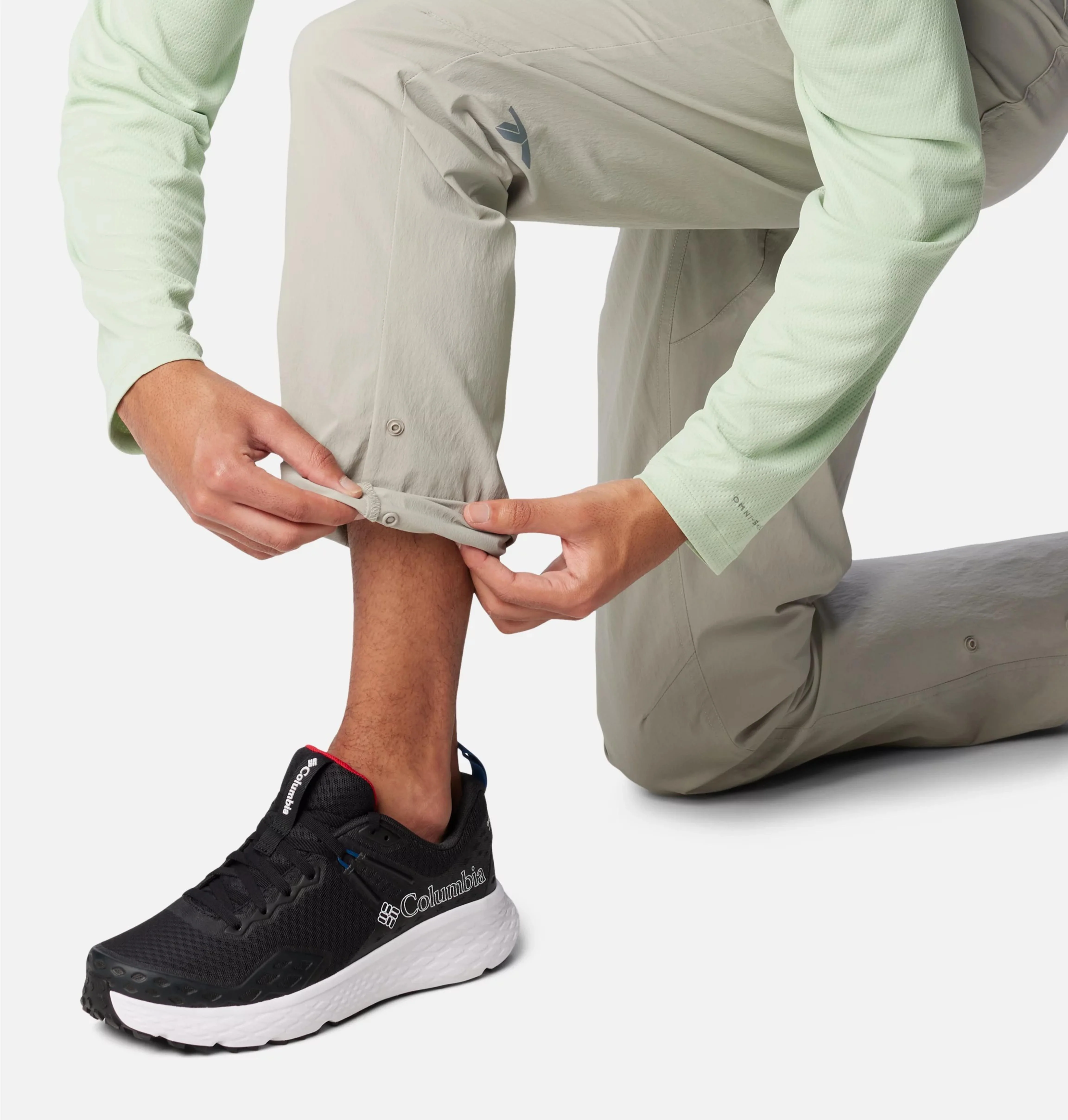 Columbia Men Grey Wanoga Lightweight Pant (Sun Protection) - Image 7