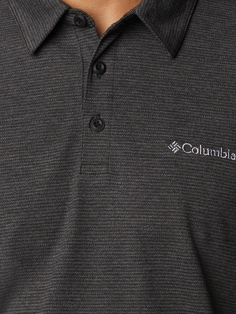Columbia Men Black Havercamp Pique Polo - Image 7