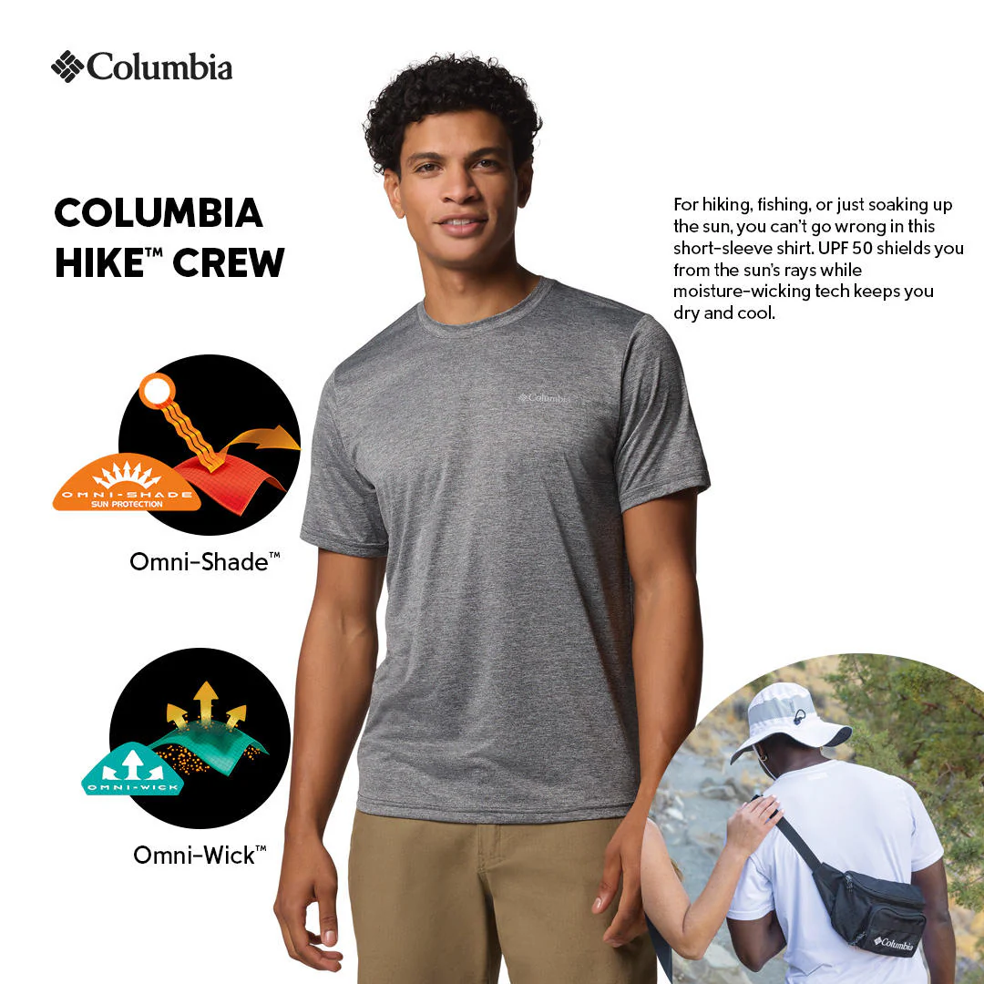 Columbia Men Black Columbia Hike Crew - Image 2