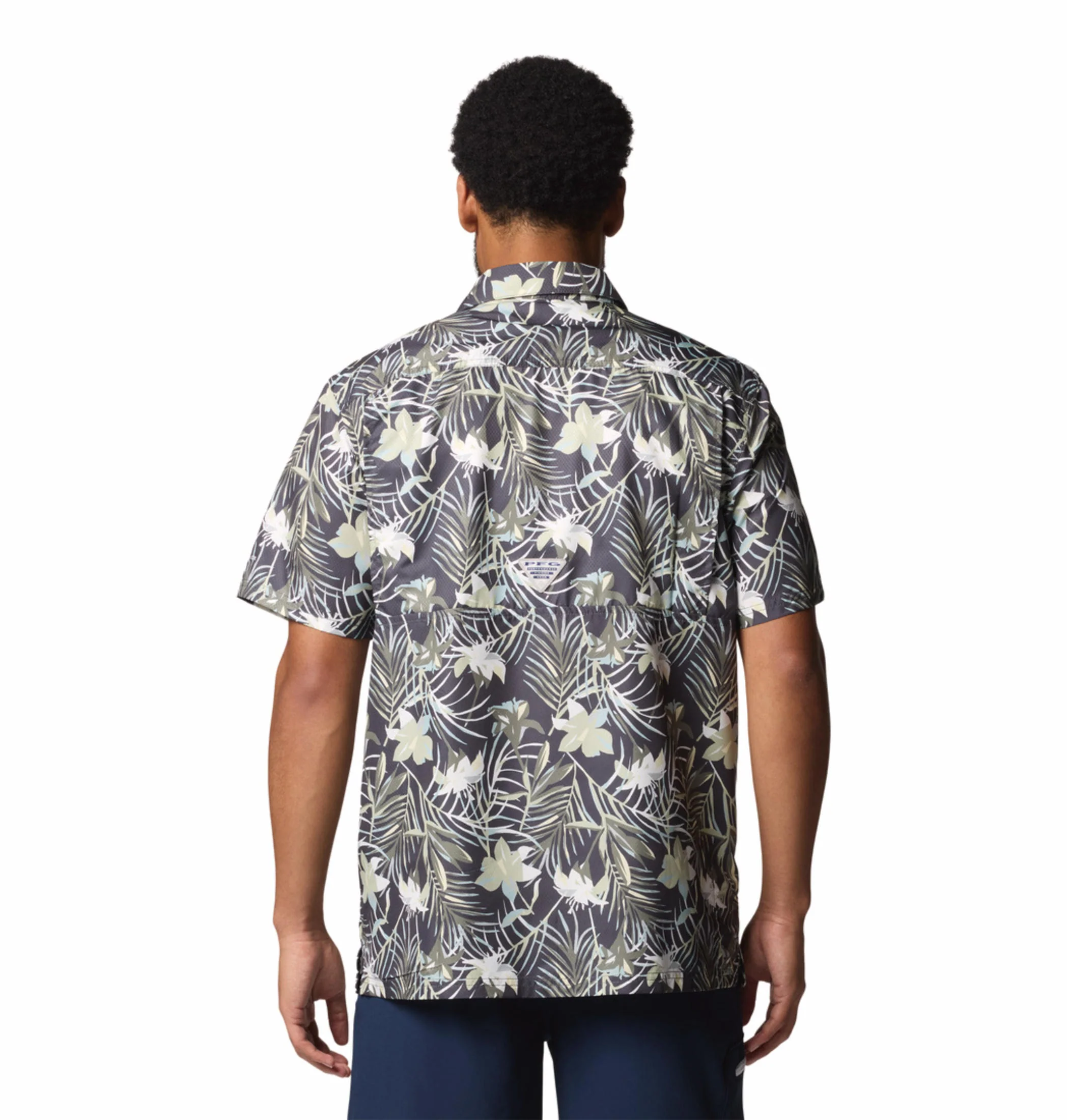 Columbia Men Green Super Slack Tide Camp Shirt (Sun Protection) - Image 5