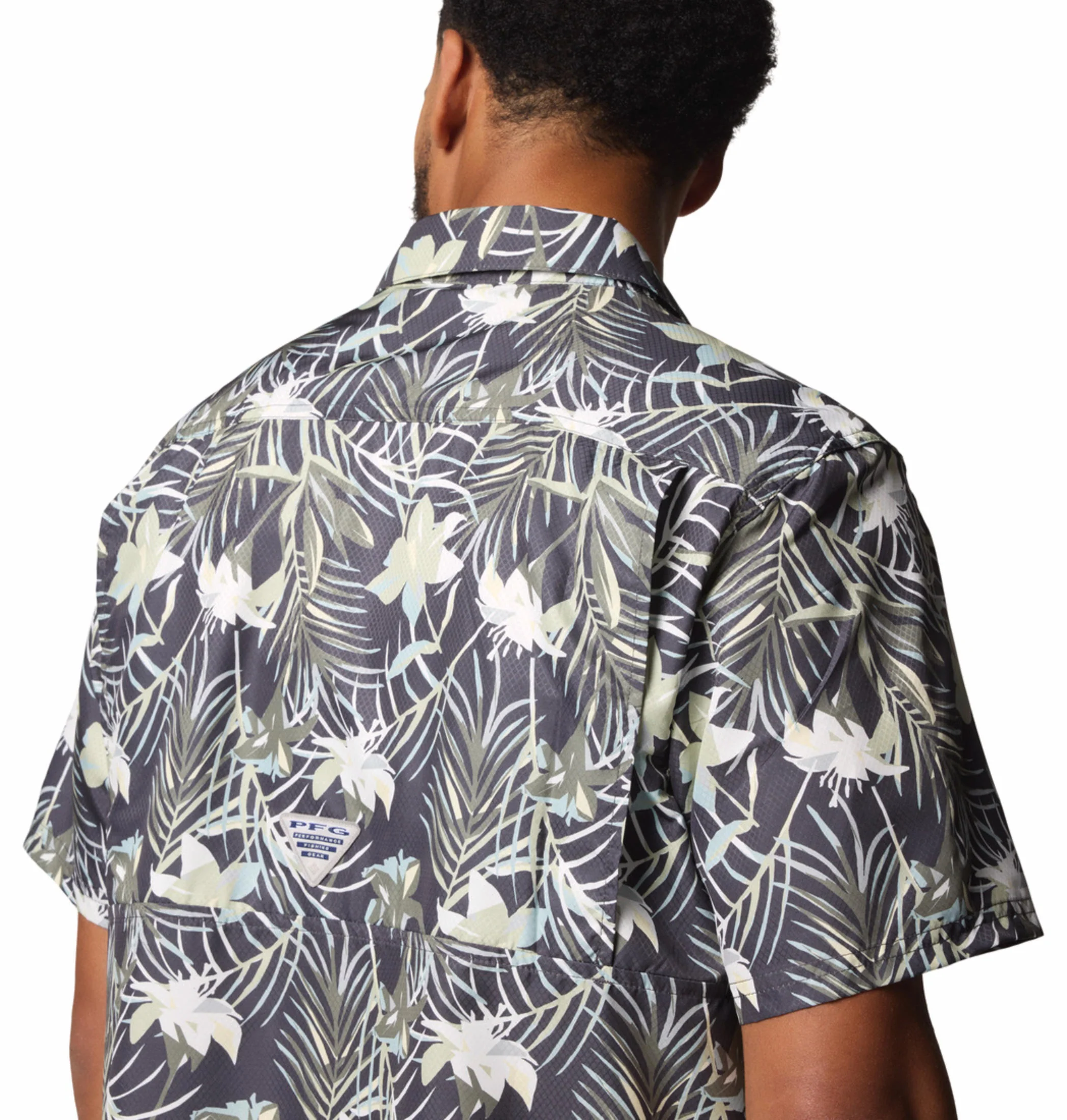 Columbia Men Green Super Slack Tide Camp Shirt (Sun Protection) - Image 8