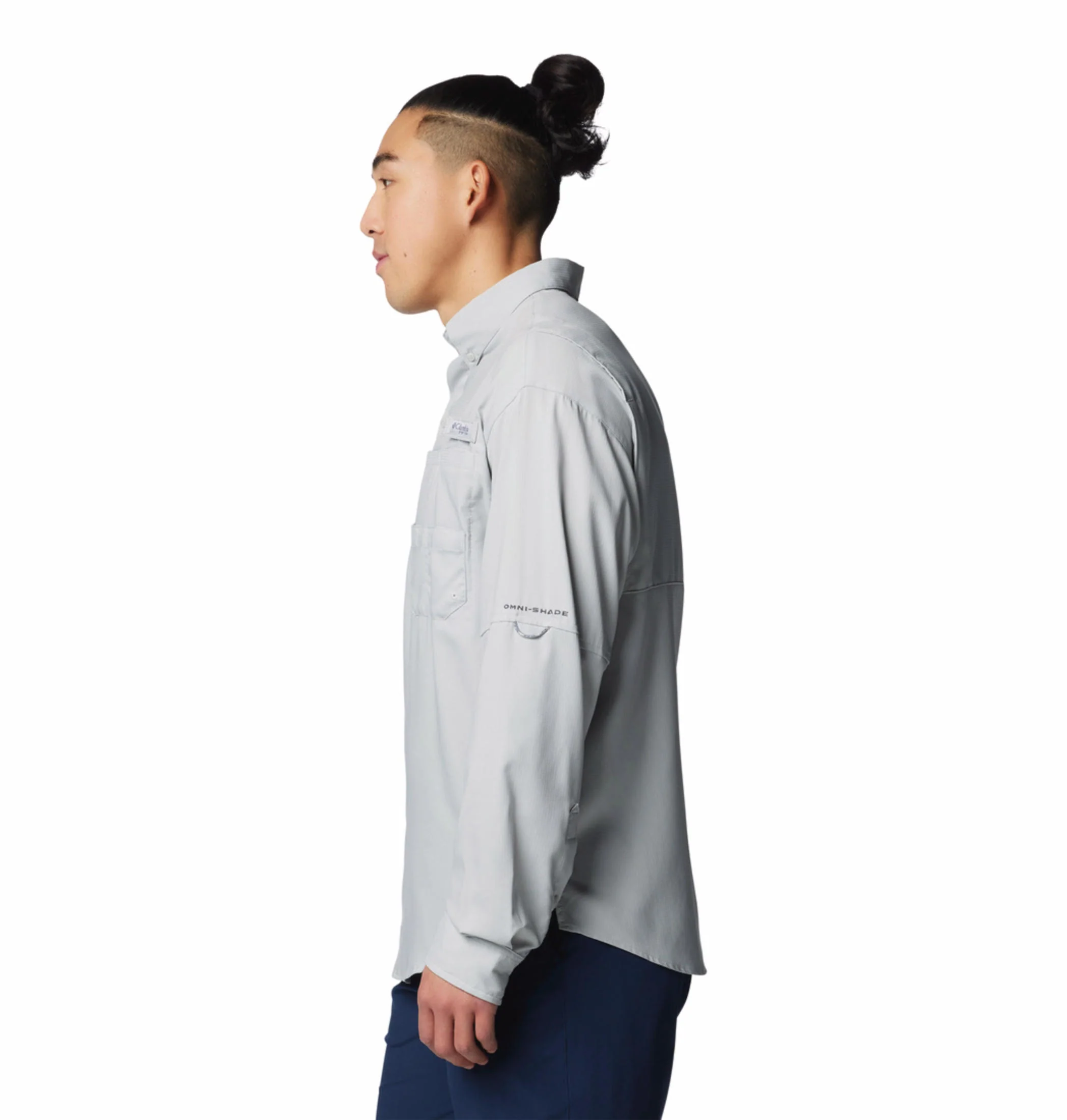 Columbia Men Black Tamiami II LS Shirt (Sun Protection) - Image 4