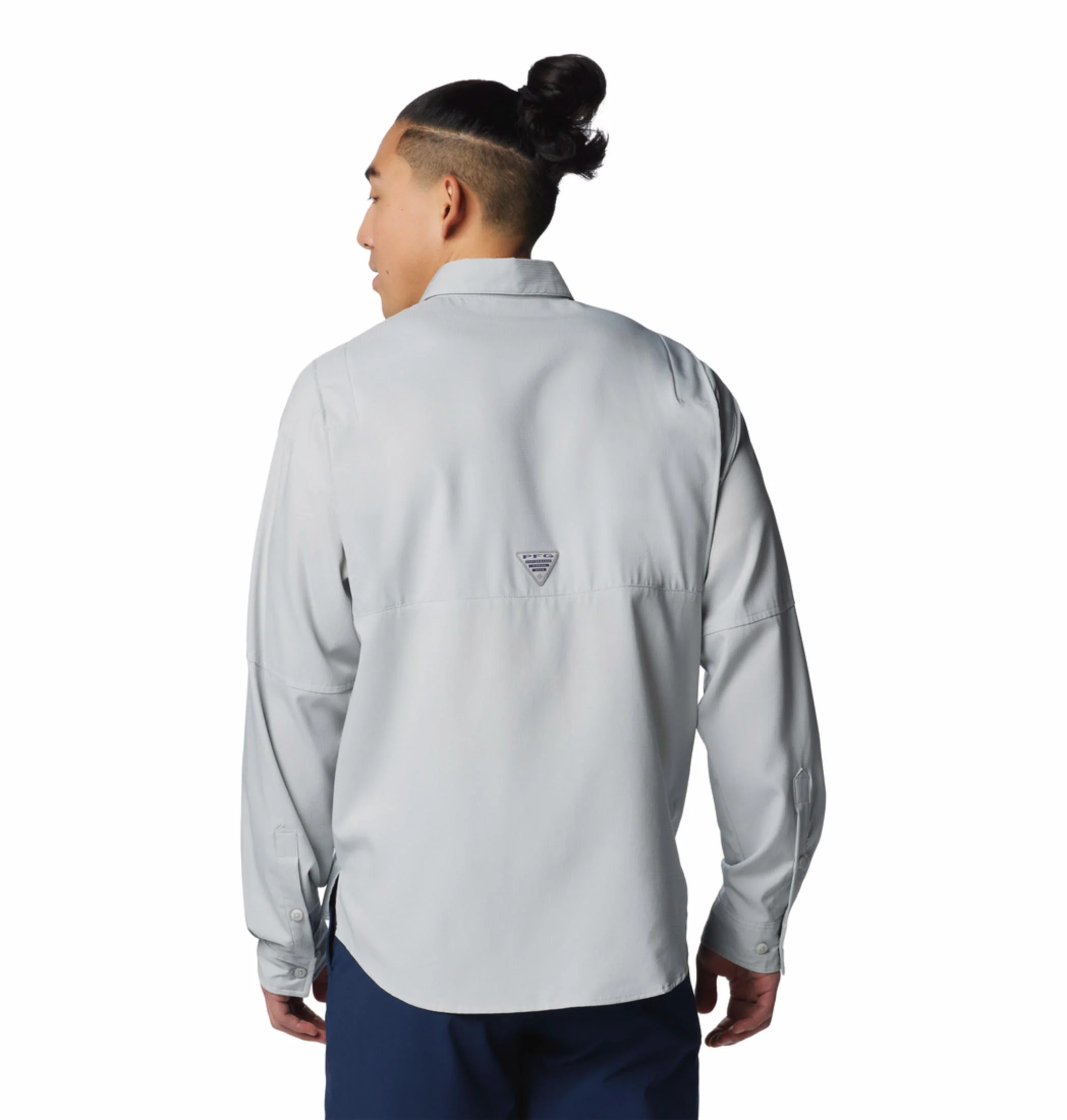 Columbia Men Black Tamiami II LS Shirt (Sun Protection) - Image 5