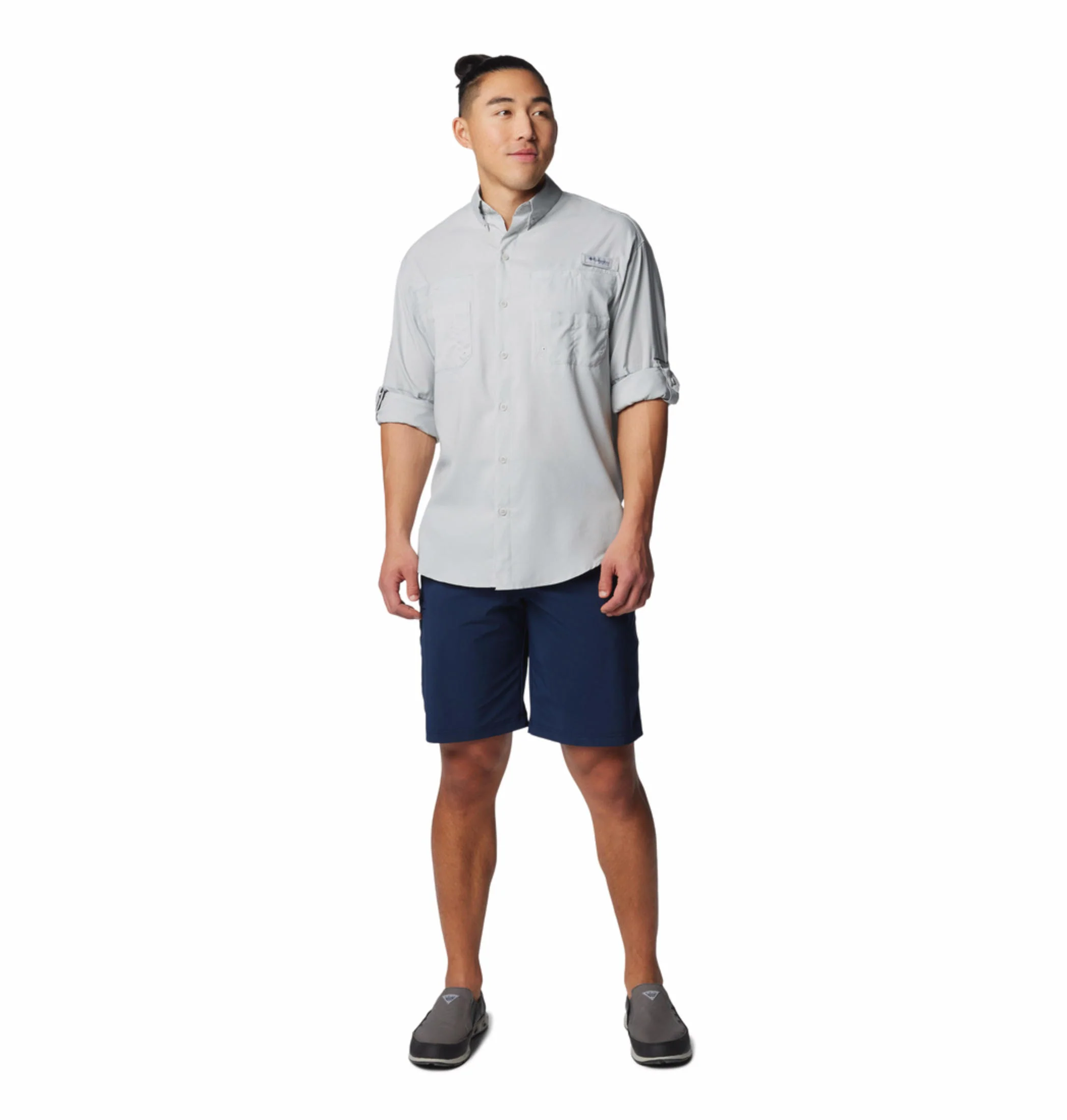 Columbia Men Black Tamiami II LS Shirt (Sun Protection) - Image 6