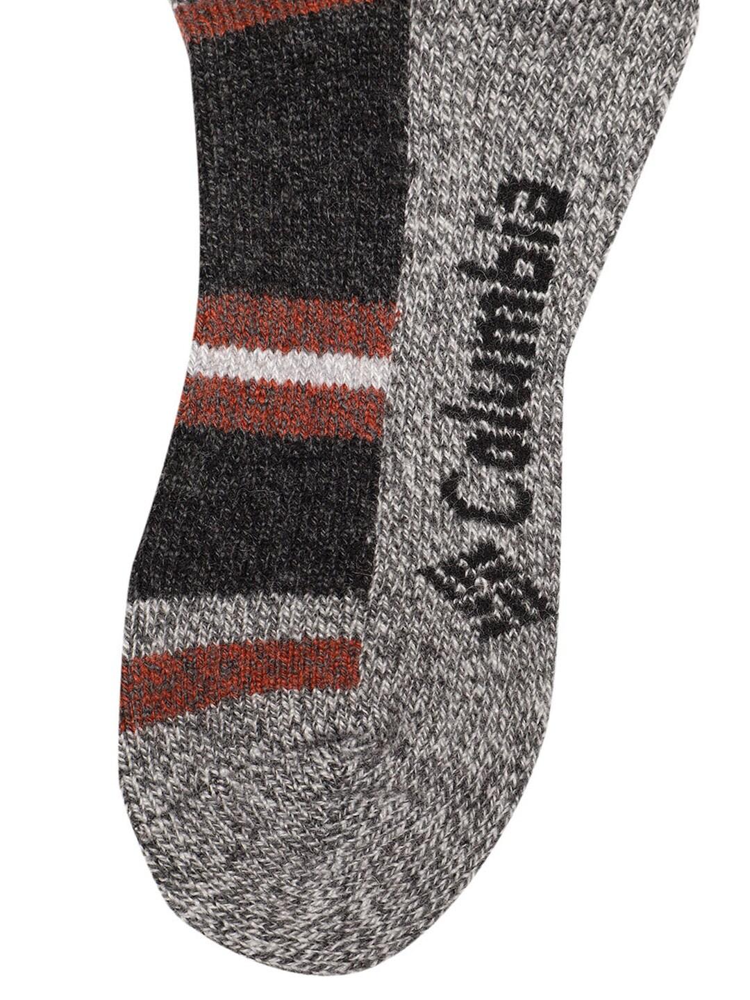 Columbia Men Grey Repreve Marl Stripe Wool Crew (2 Pair) (Non Returnable) - Image 4