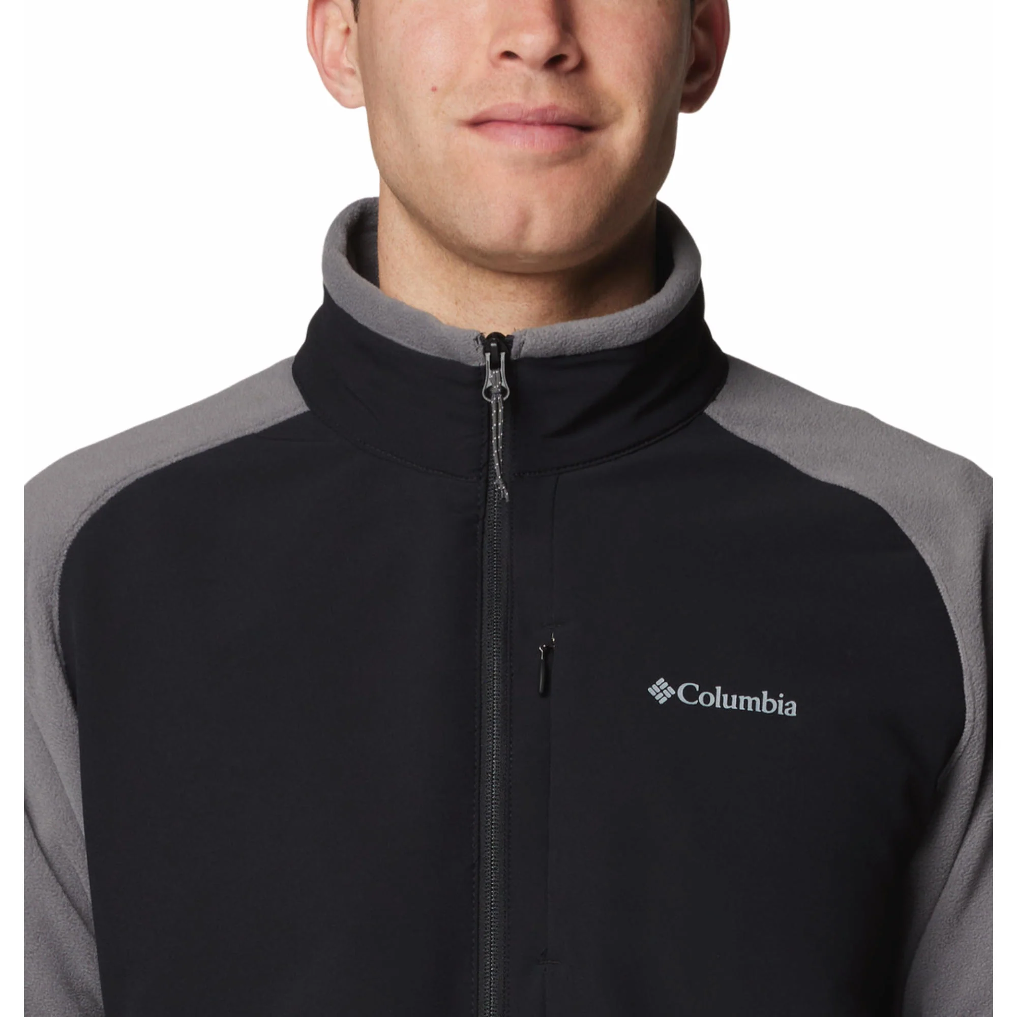Columbia Men Grey Sage Peak Full Zip Fleece - Image 6
