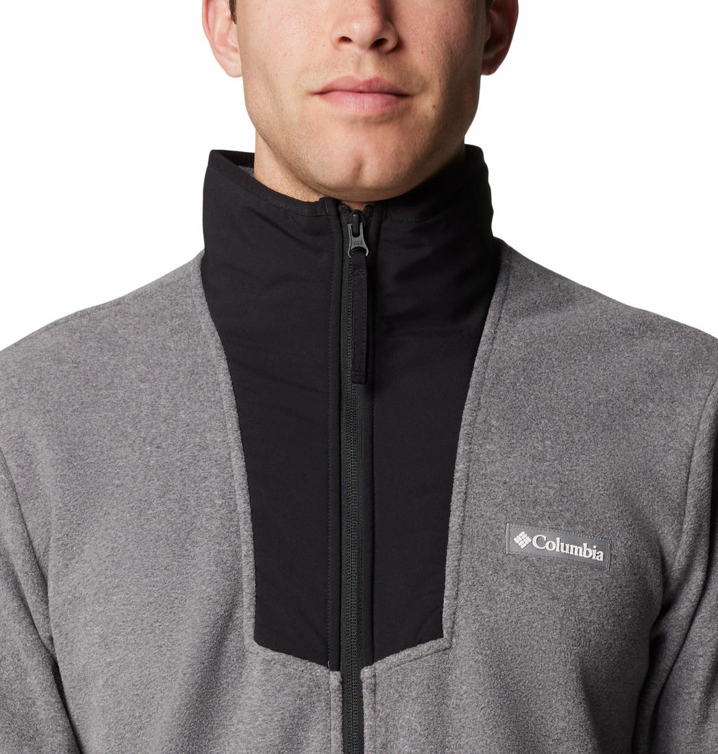 Columbia Men Grey Sequoia Grove Full Zip Fleece - Image 6