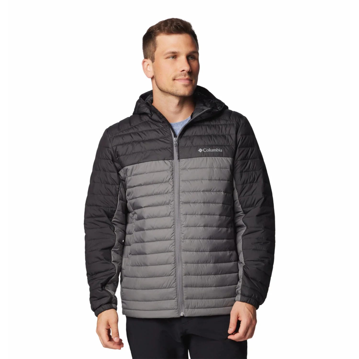 Columbia Men Grey Silver Falls II Hooded Jacket - Image 11