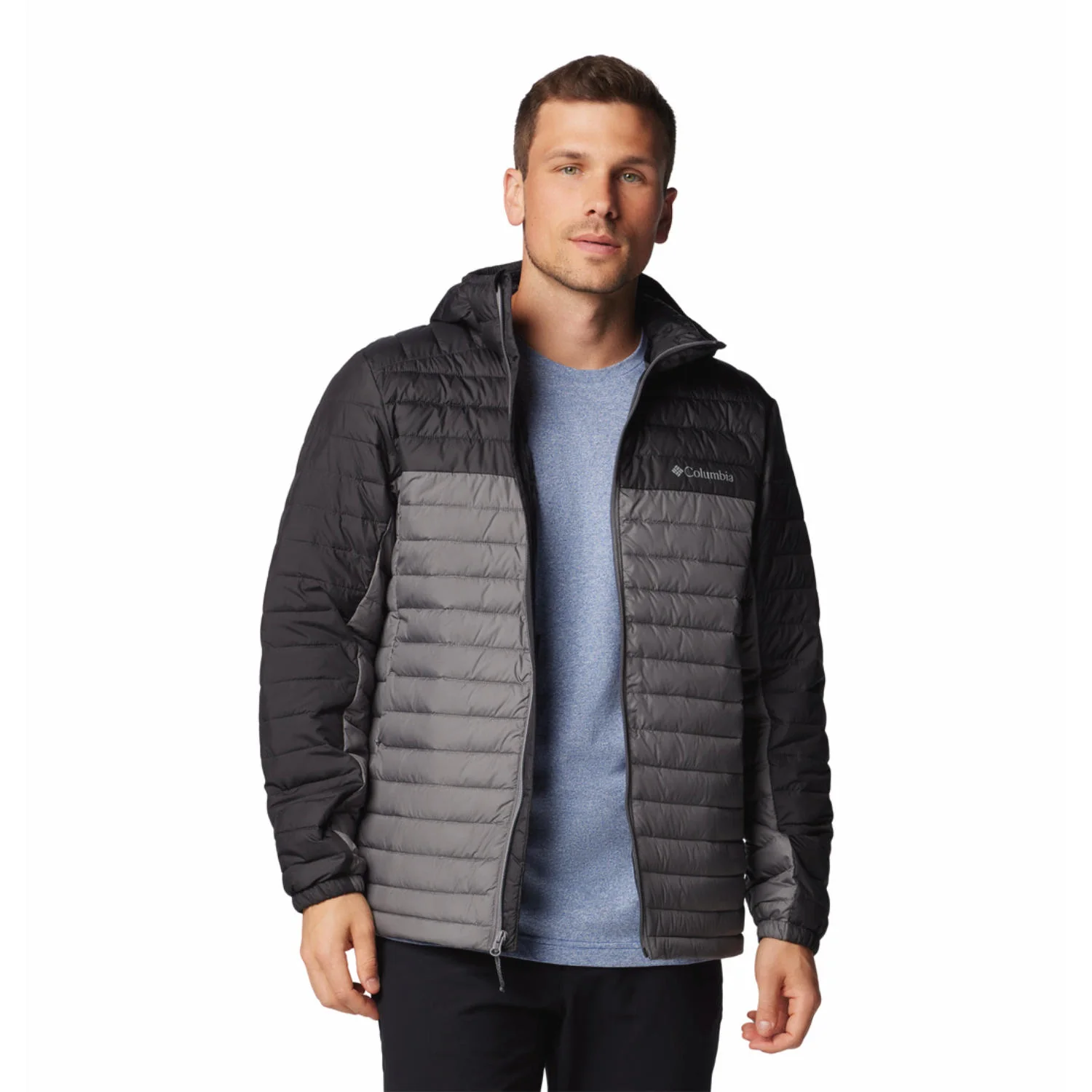 Columbia Men Grey Silver Falls II Hooded Jacket - Image 20