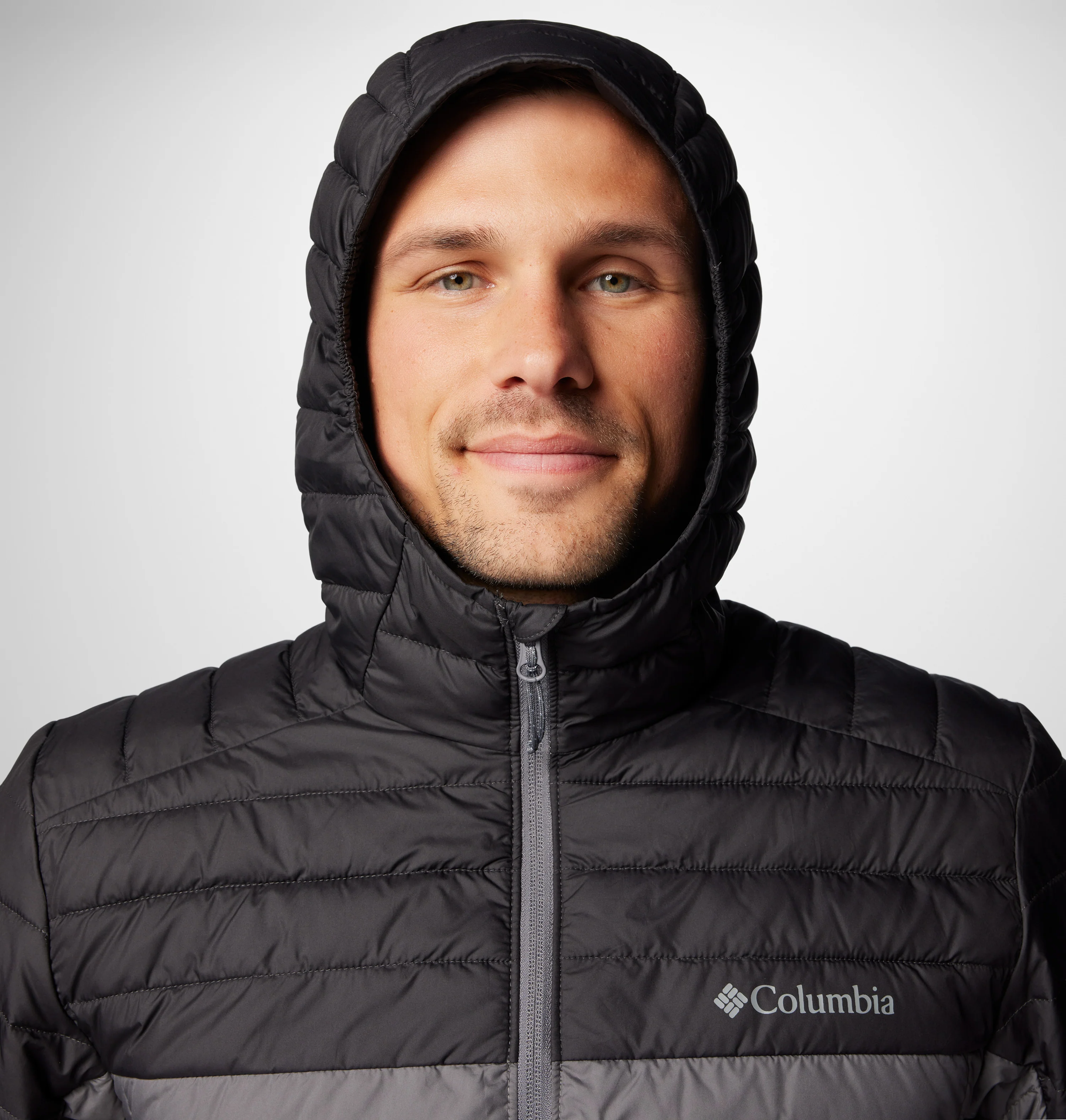 Columbia Men Grey Silver Falls II Hooded Jacket - Image 7