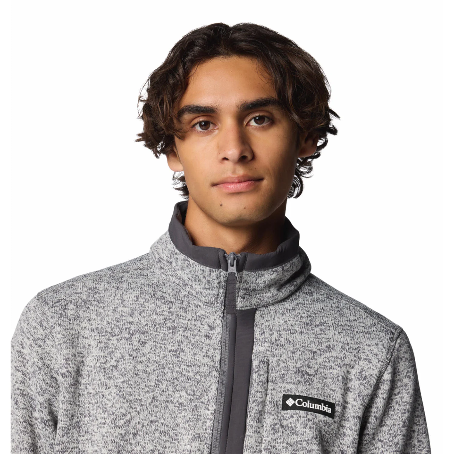 Columbia Men Grey Sweater Weather Half Zip - Image 5