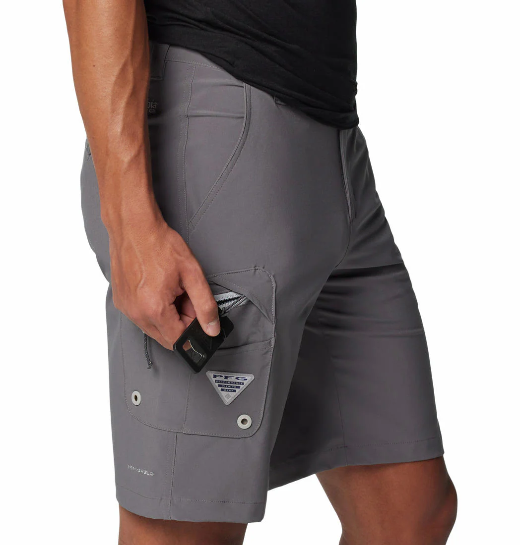Columbia Men Grey Terminal Tackle II Short (Sun Protection) - Image 5