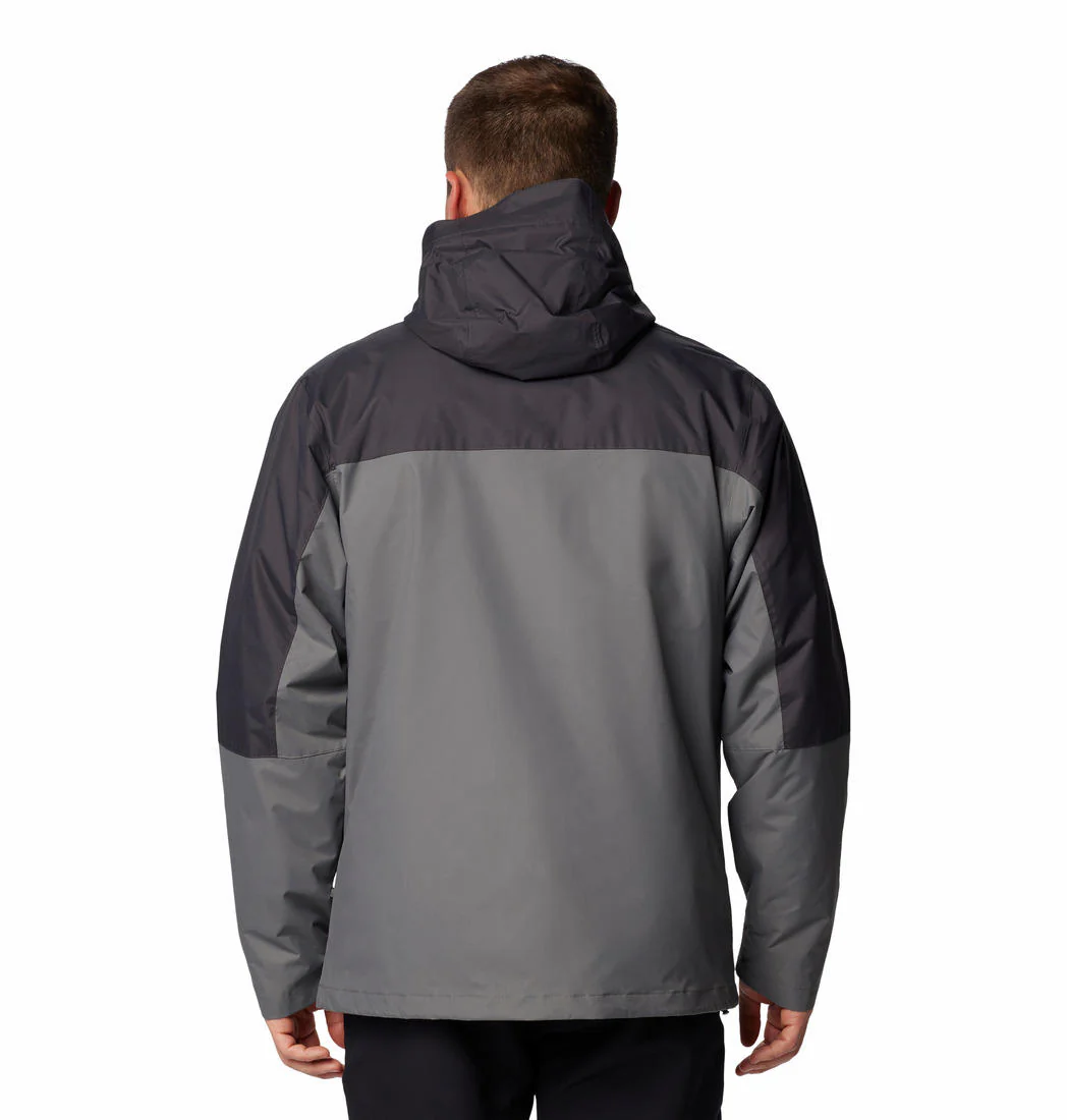 Columbia Men Grey Tunnel Falls II Interchange Jacket - Image 2